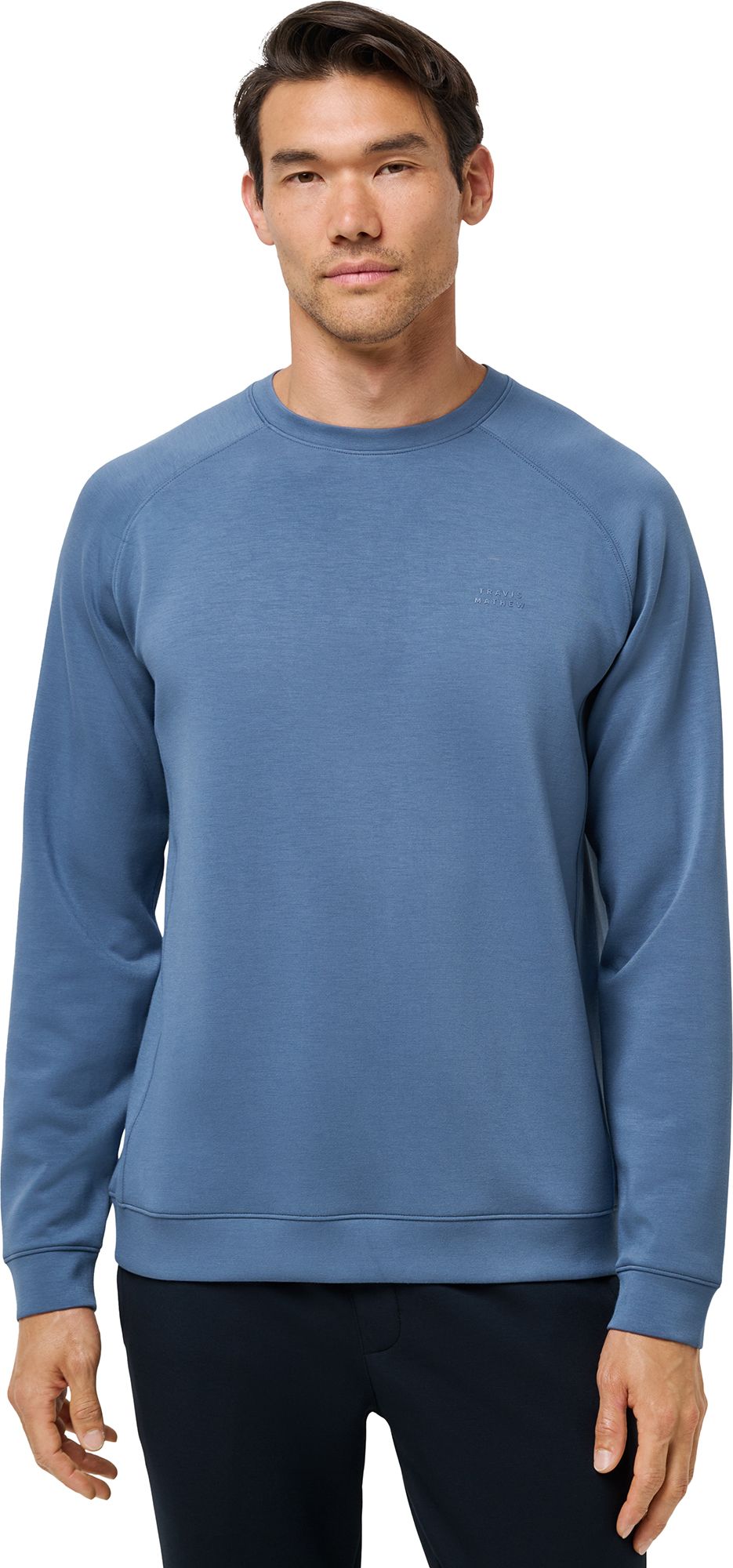 TravisMathew Men's Fibercloud Crewneck Golf Sweatshirt | Dick's