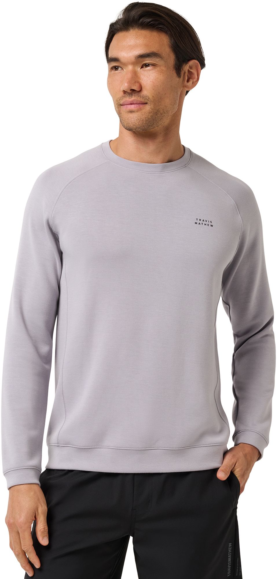 TravisMathew Men's Fibercloud Crewneck Golf Sweatshirt | Dick's