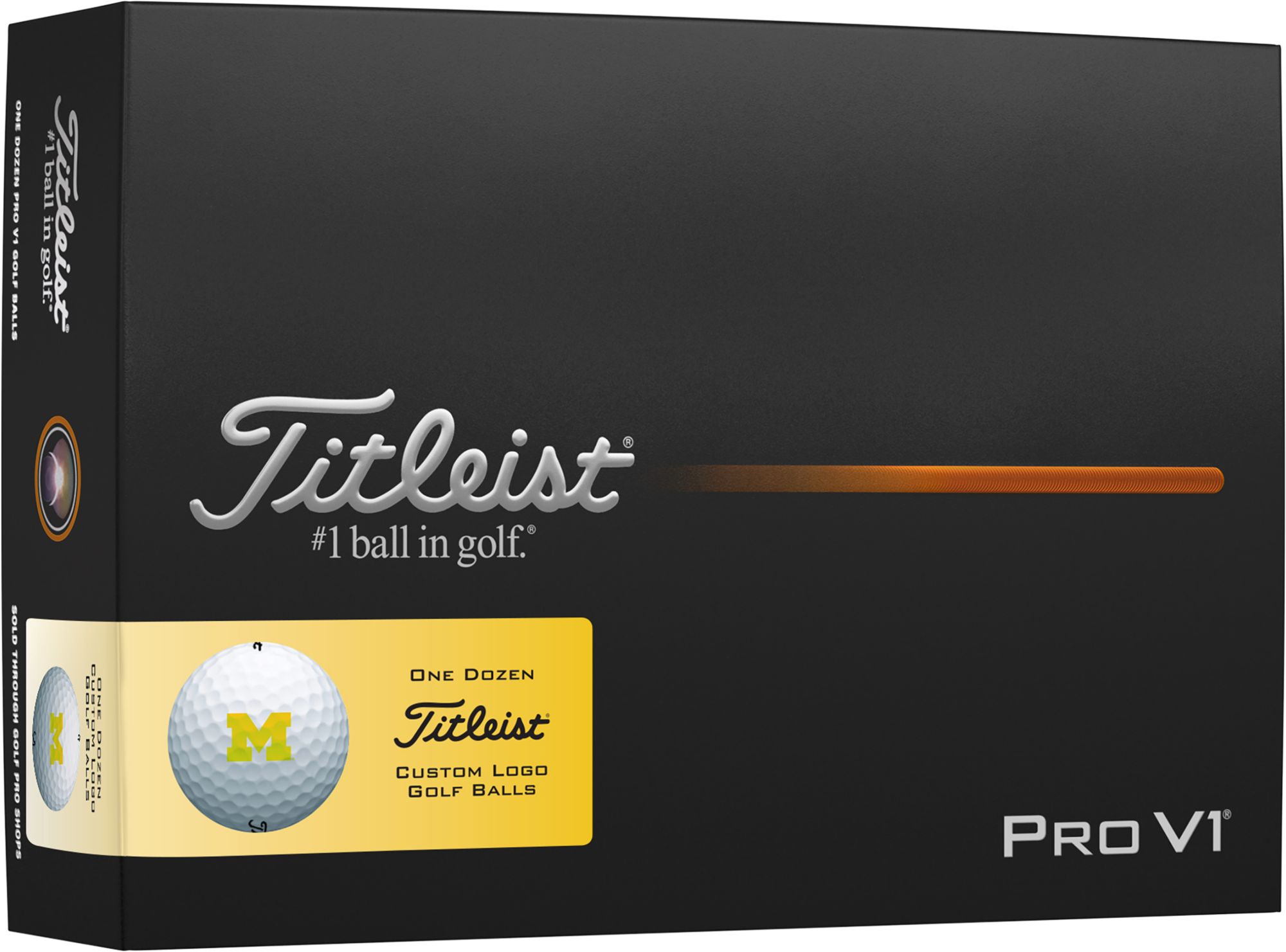 Titleist 2025 Pro V1 Michigan Wolverines Golf Balls | Golf Galaxy
