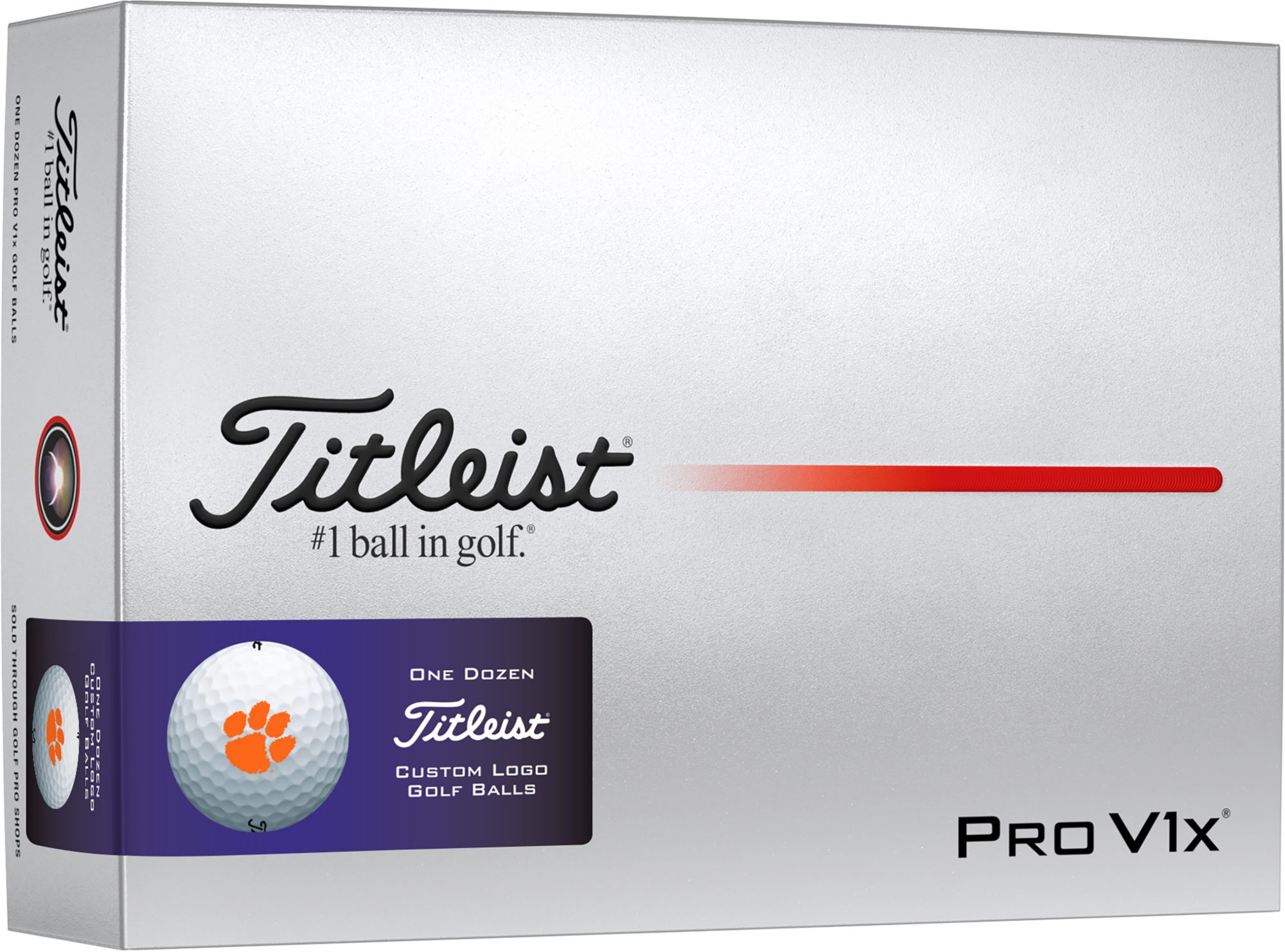 Titleist 2025 Pro V1x Clemson Tigers Golf Balls | Golf Galaxy