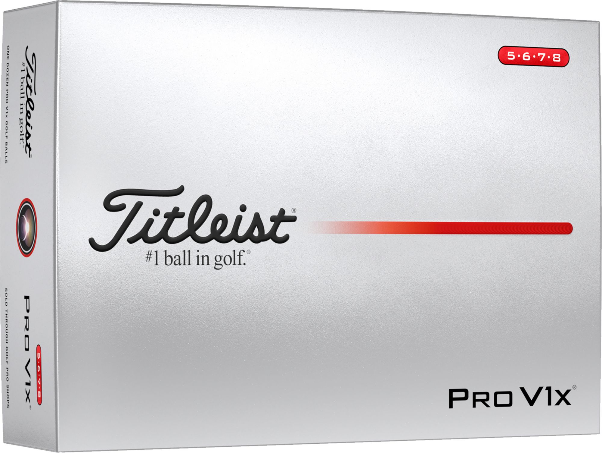 Titleist 2025 Pro V1x High Number Golf Balls | Dick's Sporting Goods