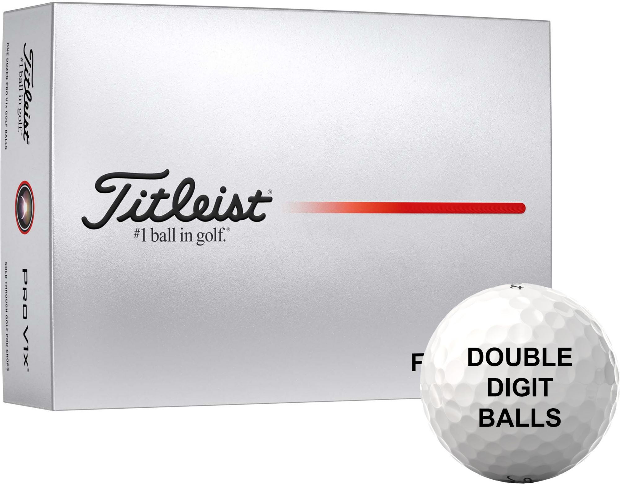 Titleist 2025 Pro V1x Double Digit Golf Balls | Golf Galaxy