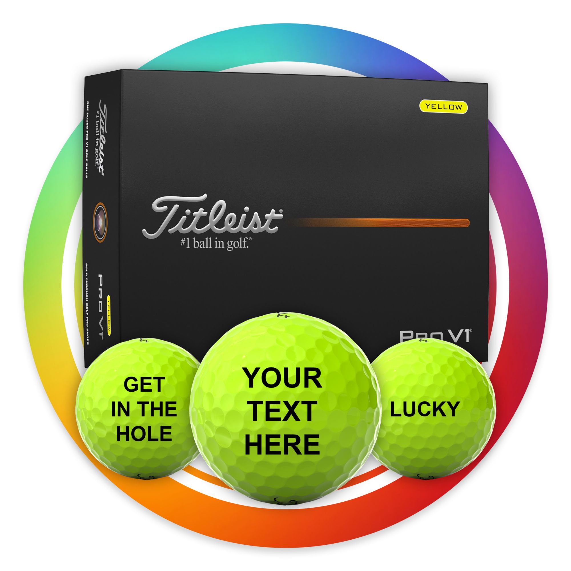 Titleist 2025 Pro V1 Personalized Golf Balls | Dick's Sporting Goods