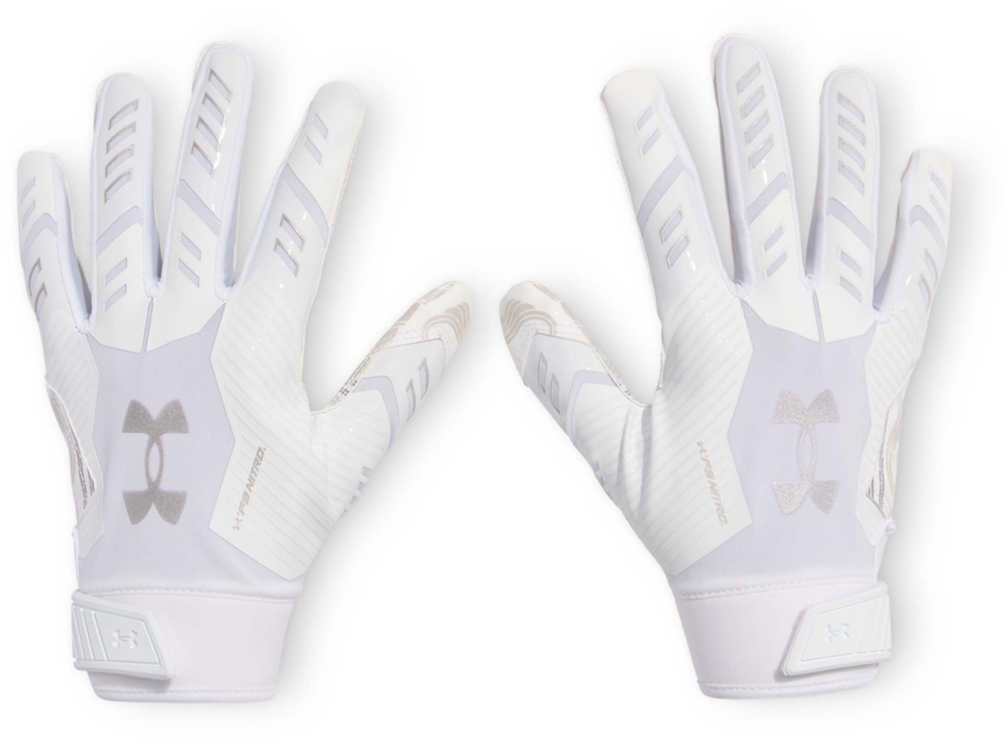 【S】UA F9 GLOVE NOVELTY Distant Gray グローブ Under Armour Adult Nitro Novelty Football Gloves | Dick's Sporting