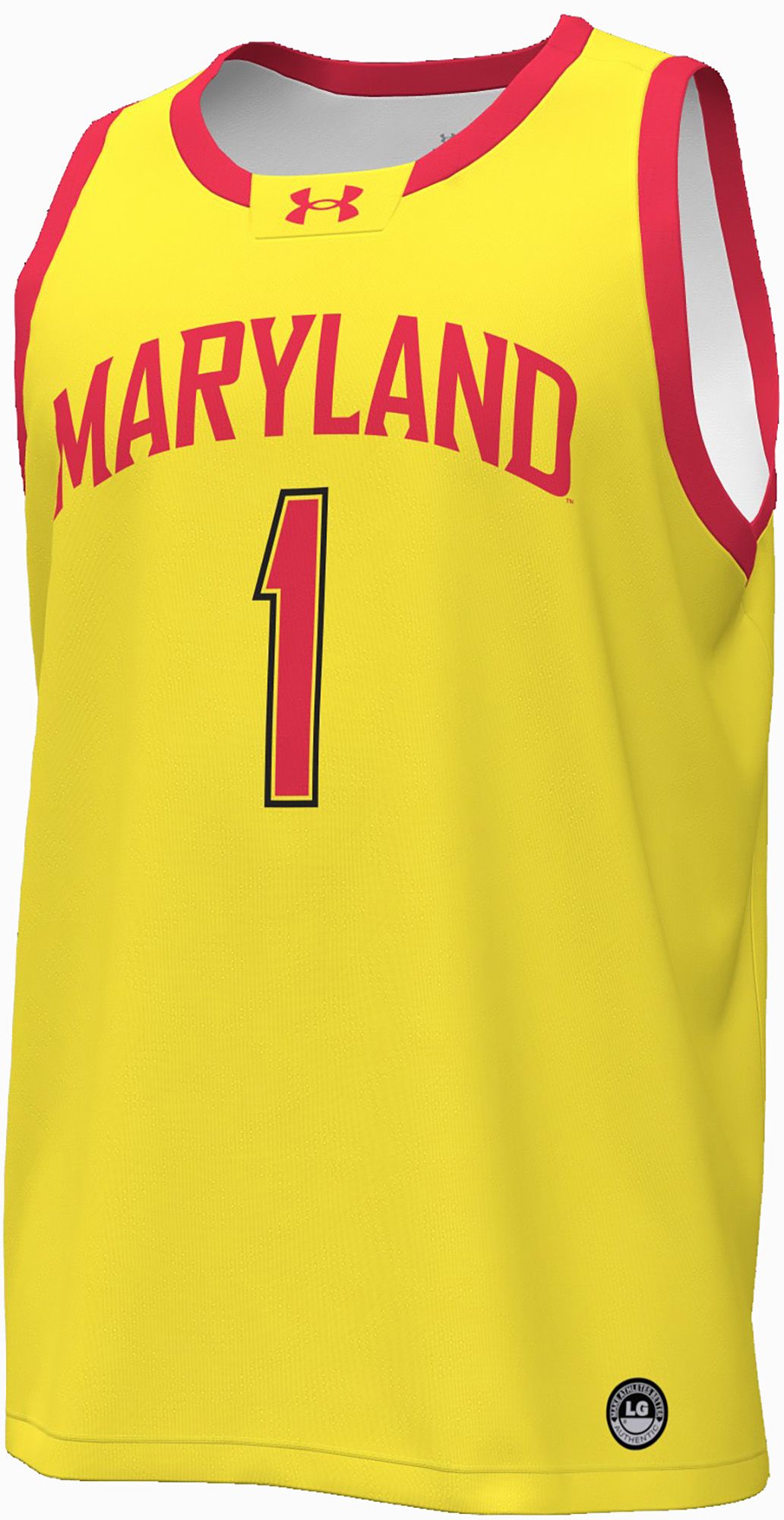 Under Armour Men's Maryland Terrapins Gold #1 Replica Basketball