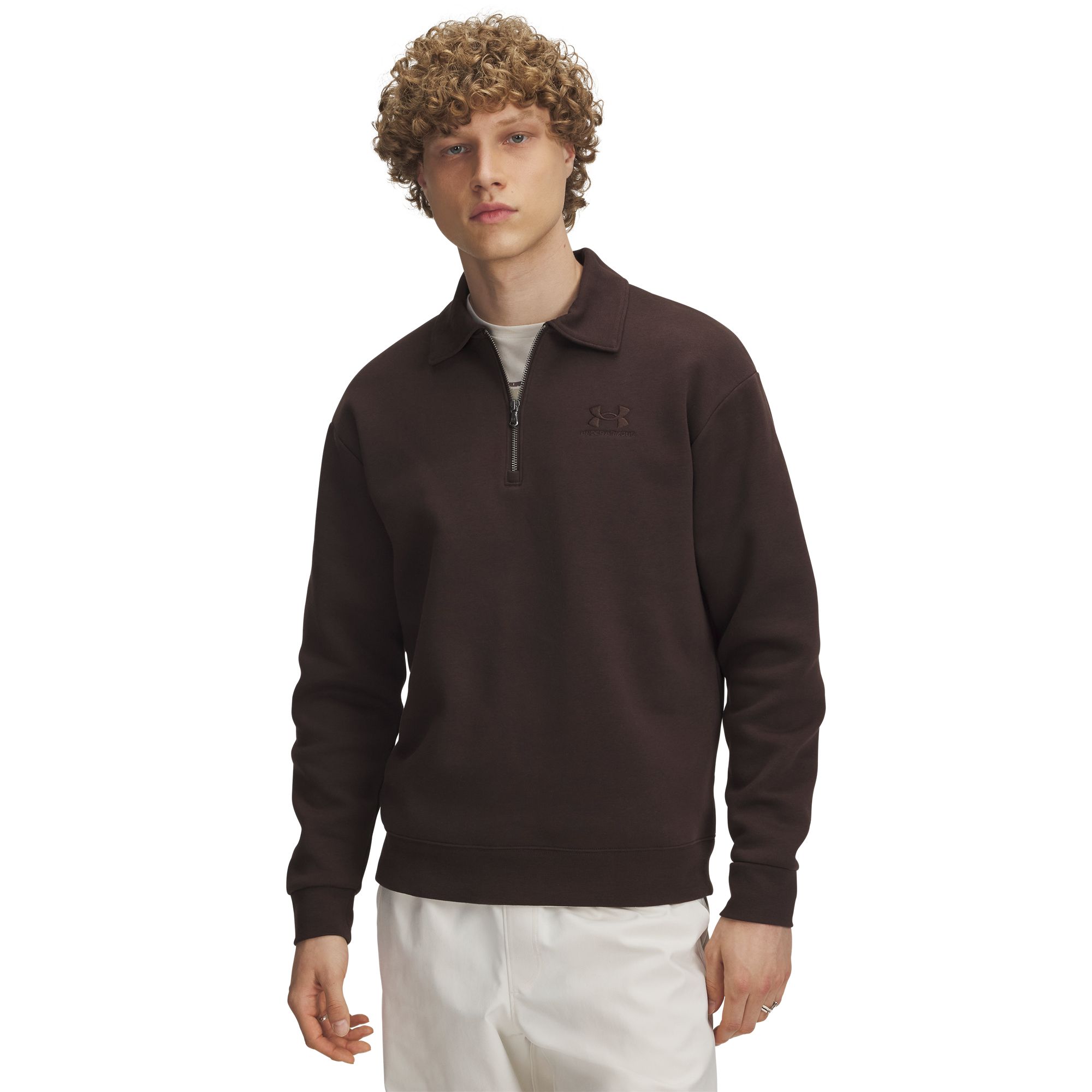 メンズウェア Gray/Black CLUBHAUS Fleece Pullover 1/4