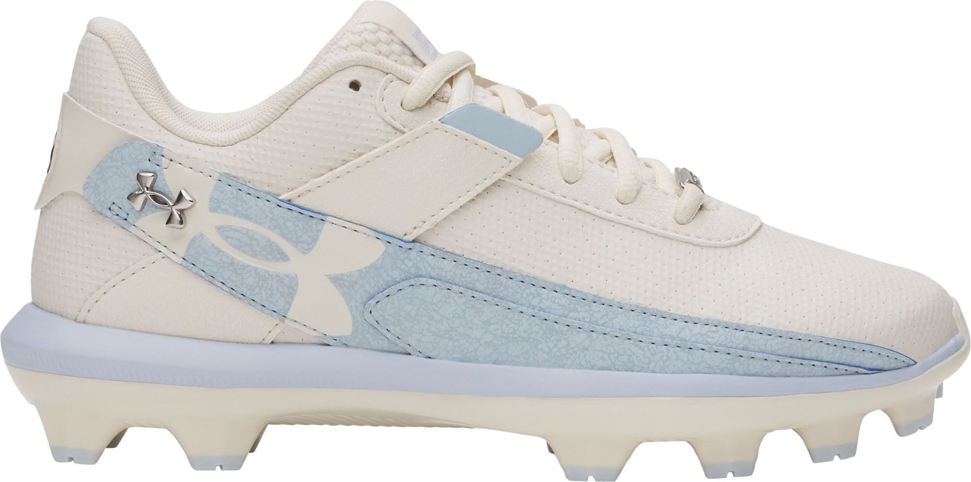 Under Armour Mens Size 10.5 UA Harper 10 Pro TPU Baseball Cleats Stone Blue Calm UA Harper 10 Pro TPU Men main image 2