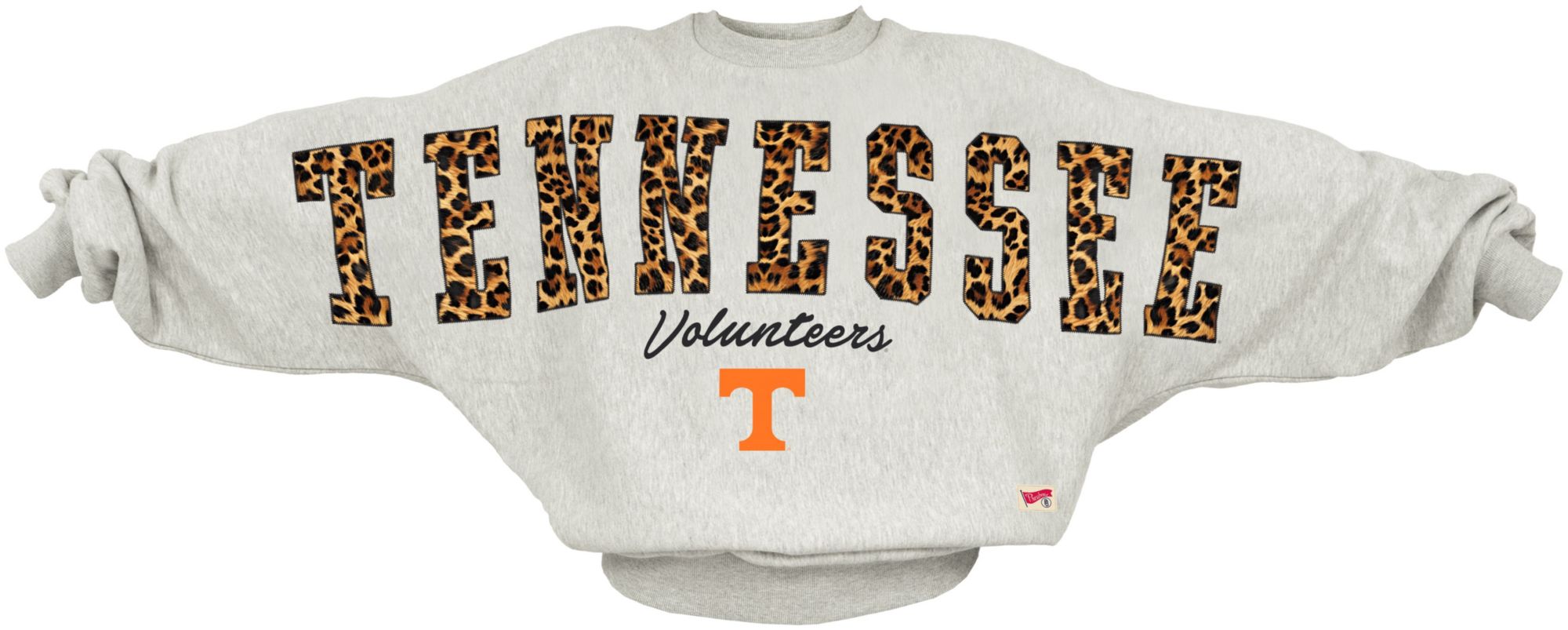 Pressbox Women's Tennessee Volunteers Ash Flannigan Crewneck