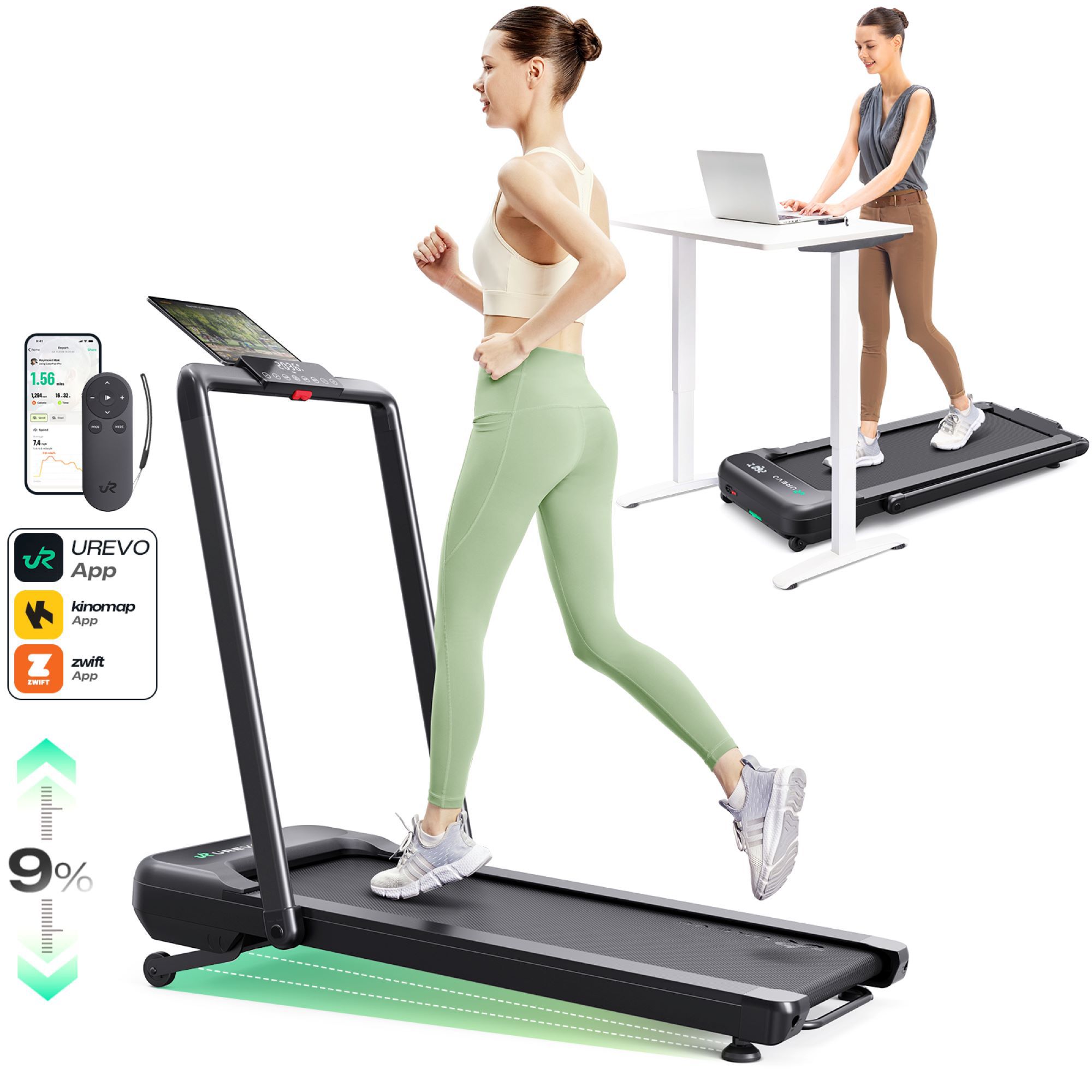 Urevo Strol 2S Pro Smart Treadmill | Dick's Sporting Goods