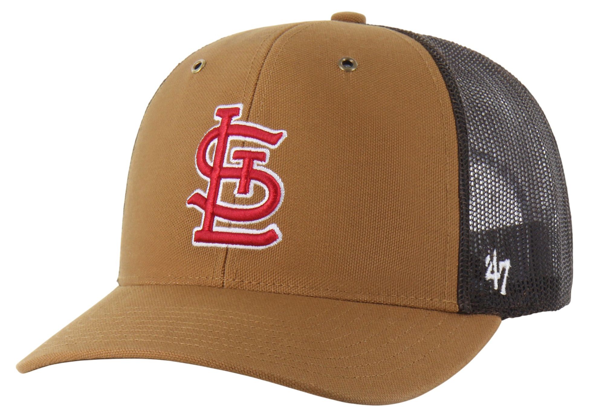 Carhartt x '47 Adult St. Louis Cardinals Brown Adjustable Trucker