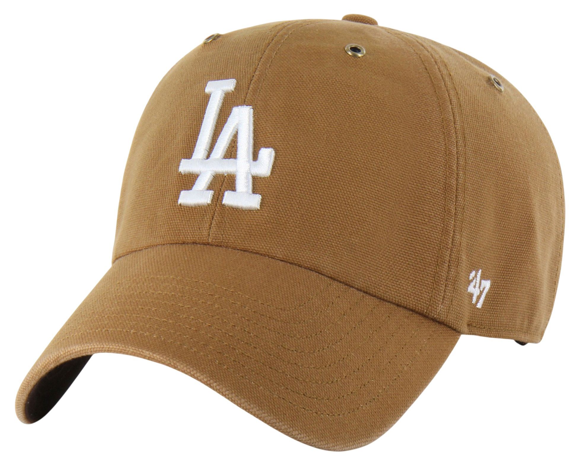 Carhartt x '47 Adult Los Angeles Dodgers Brown Clean Up Adjustable