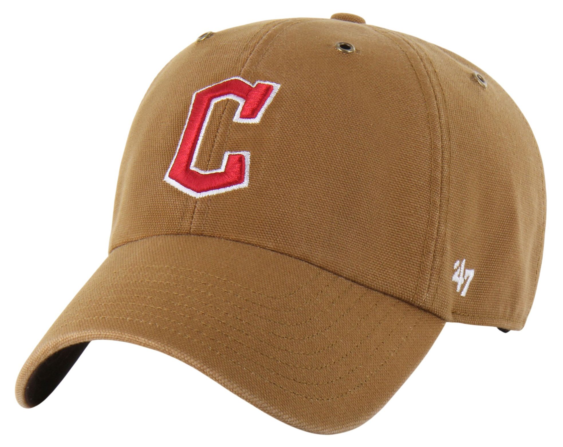Carhartt x '47 Adult Cleveland Guardians Brown Clean Up Adjustable