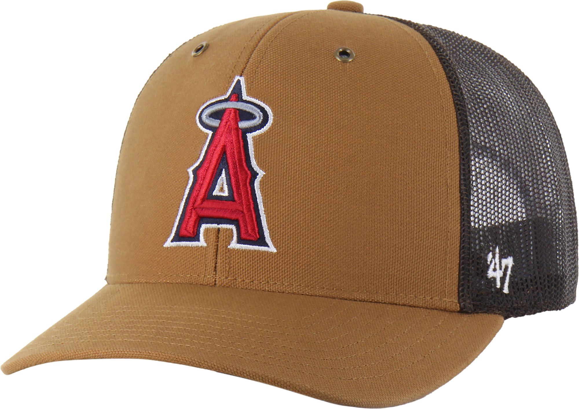 Carhartt x '47 Adult Los Angeles Angels Brown Adjustable Trucker