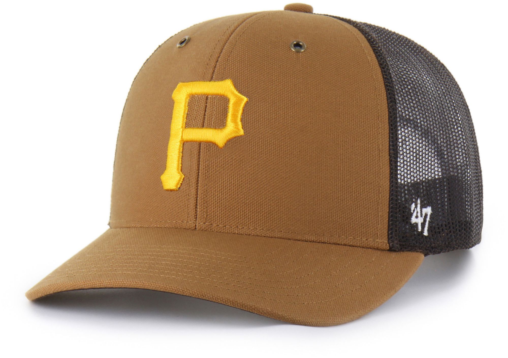 Carhartt x '47 Adult Pittsburgh Pirates Brown Adjustable Trucker