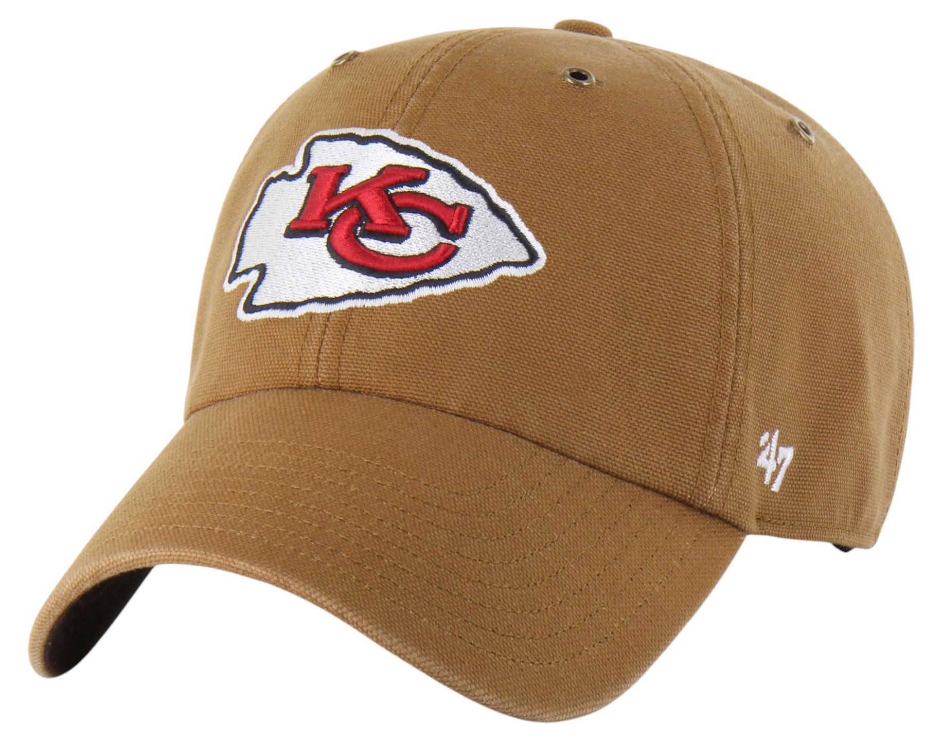 Carhartt x '47 Adult Kansas City Chiefs Clean Up Brown Dyed