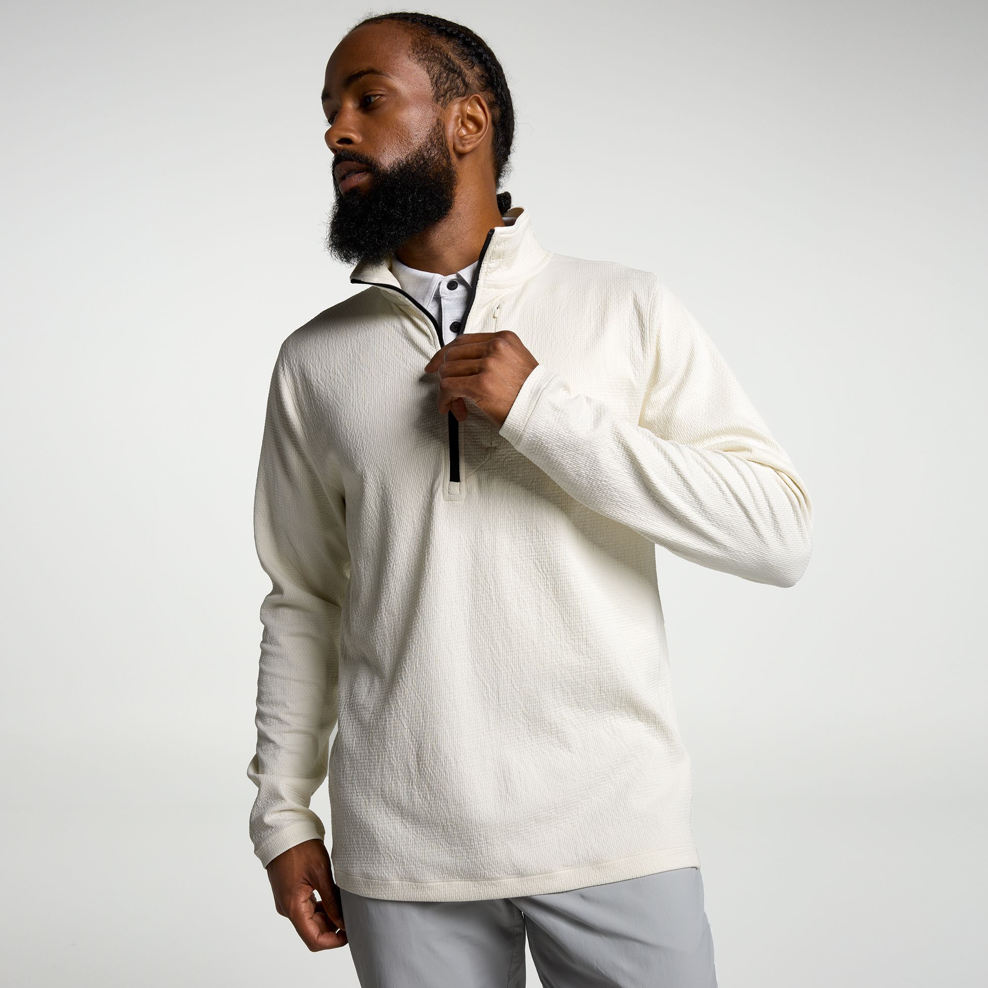 VRST Men's Element Textured 1/4 Zip Golf Pullover | Golf Galaxy