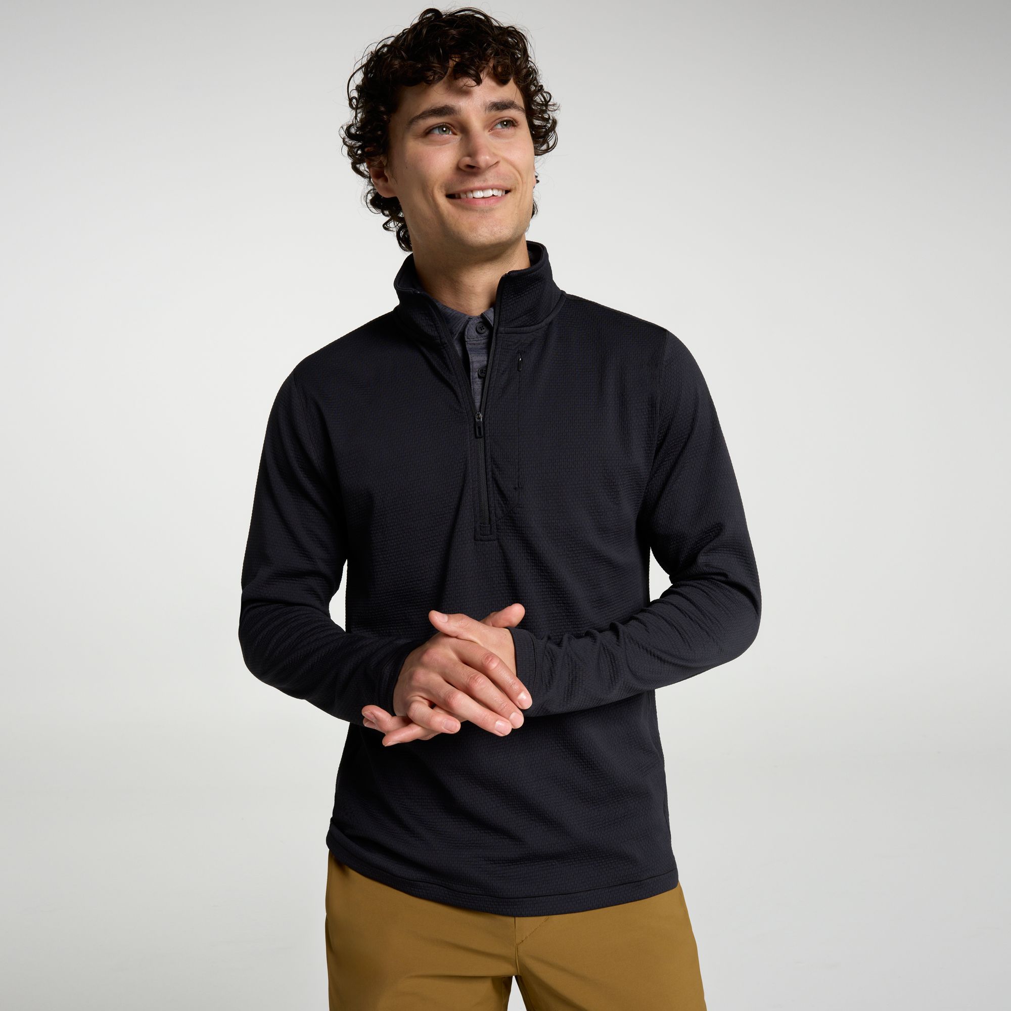 VRST Men's Element Textured 1/4 Zip Golf Pullover | Golf Galaxy