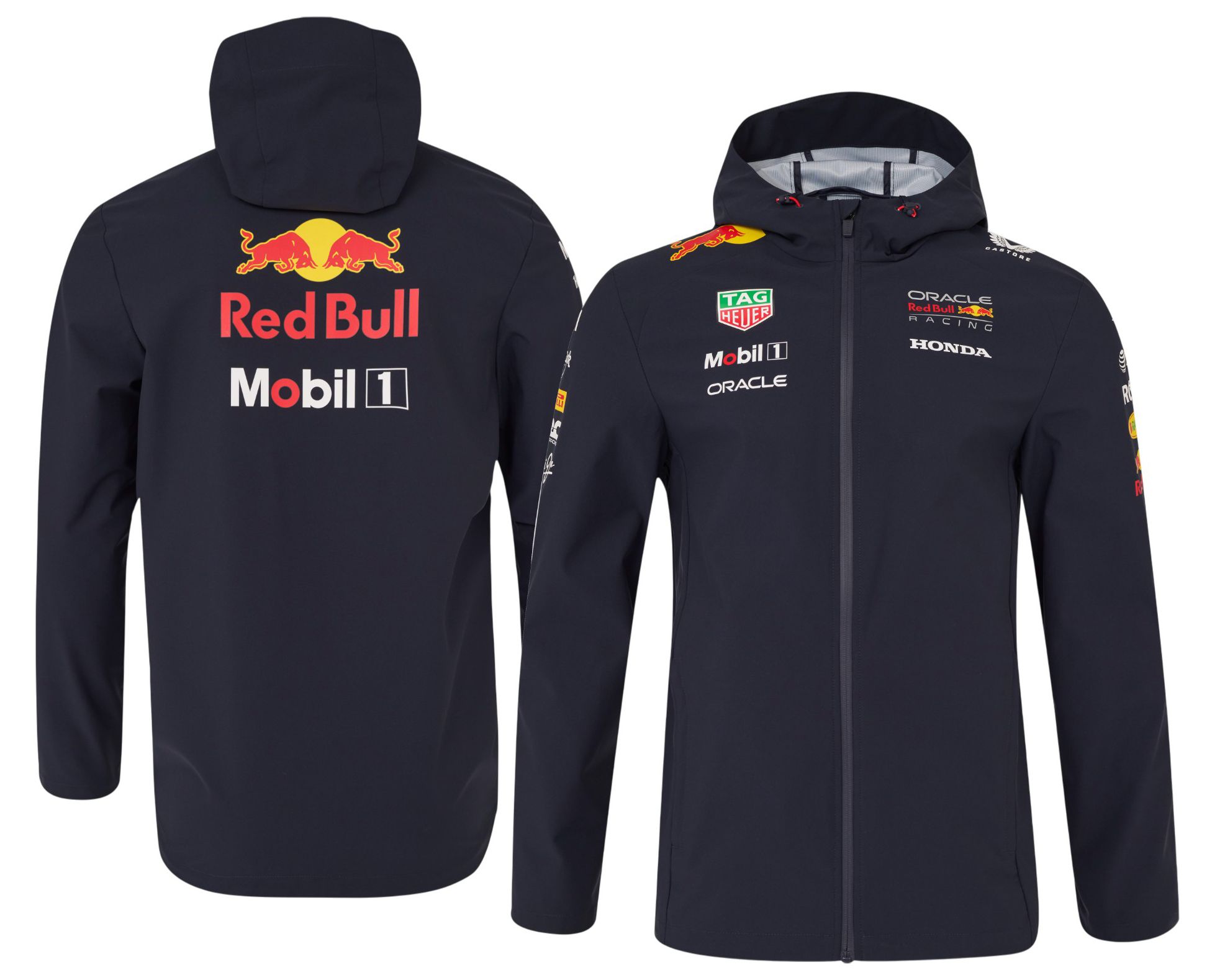 Castore Men's F1 Redbull Racing Navy Full-Zip Water Resistant
