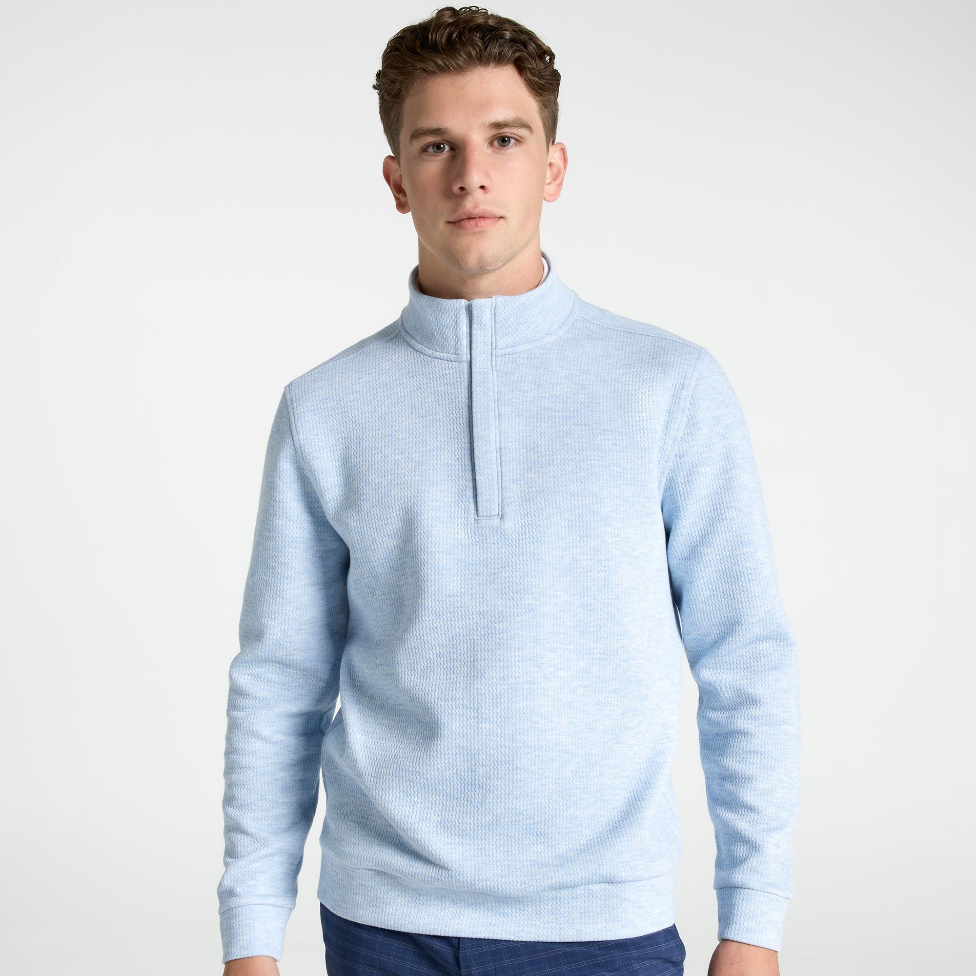 Walter Hagen Men's Clubhouse Textured 1/4 Zip Golf Pullover | Golf