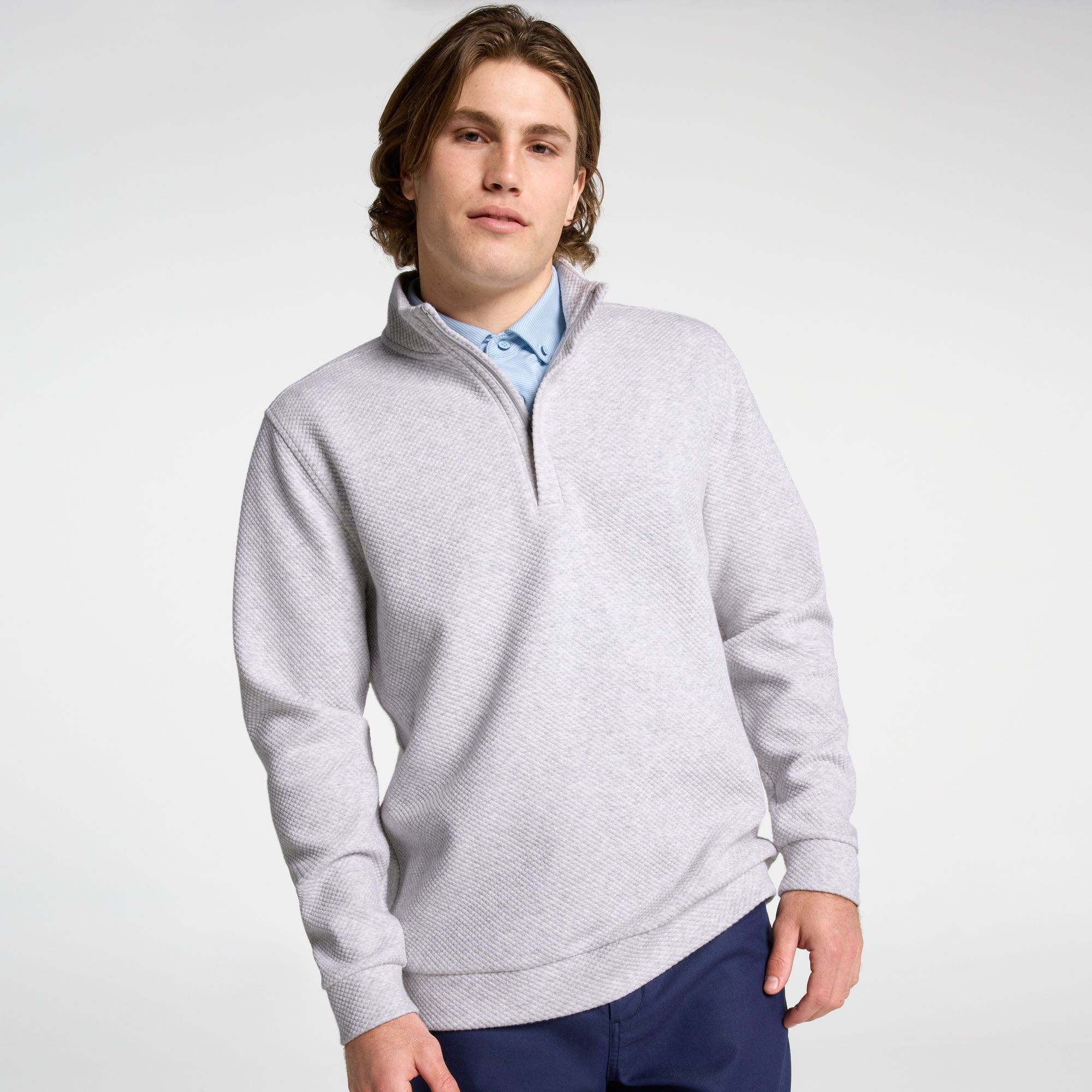Walter Hagen Men's Clubhouse Textured 1/4 Zip Golf Pullover