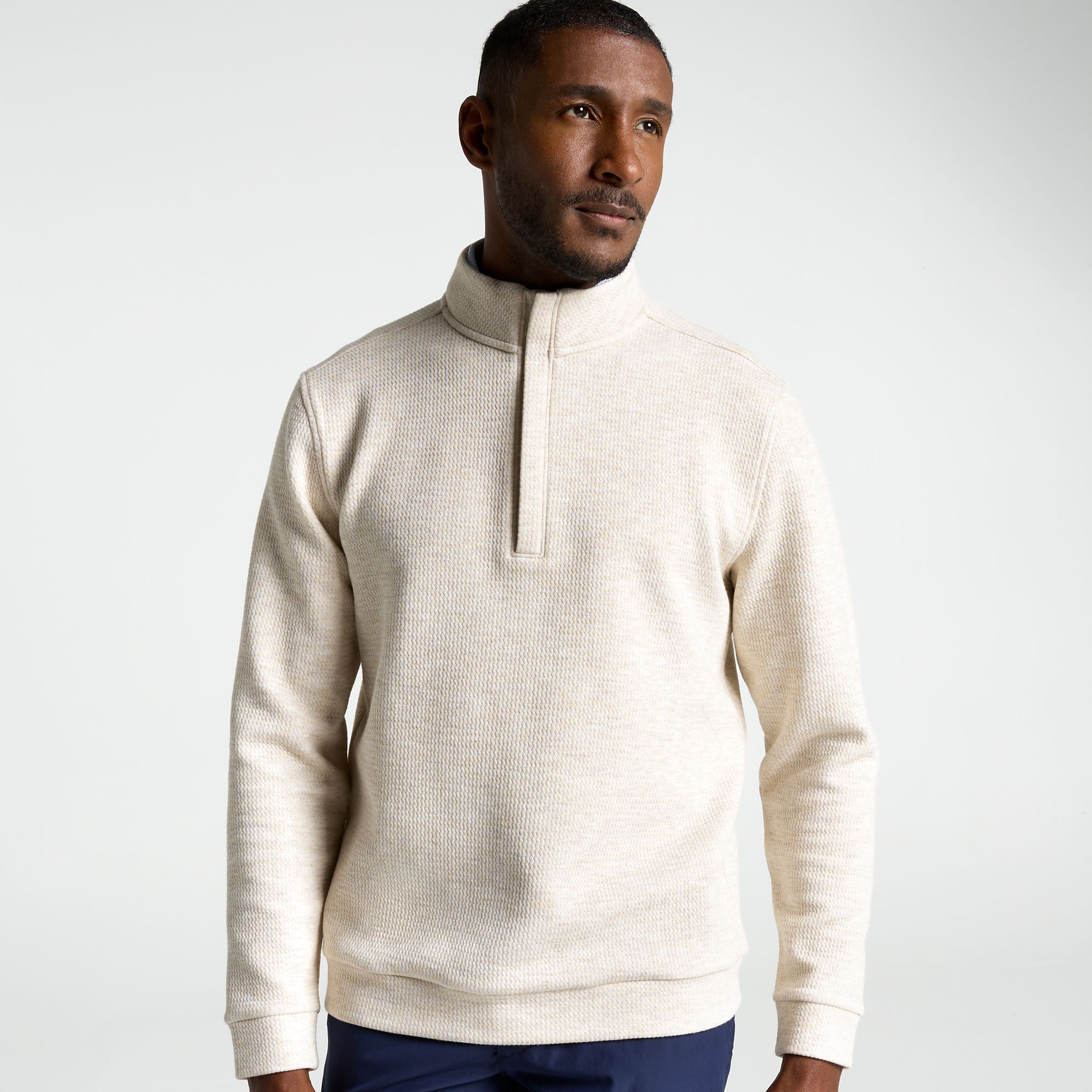 Walter Hagen Men's Clubhouse Textured 1/4 Zip Golf Pullover | Golf