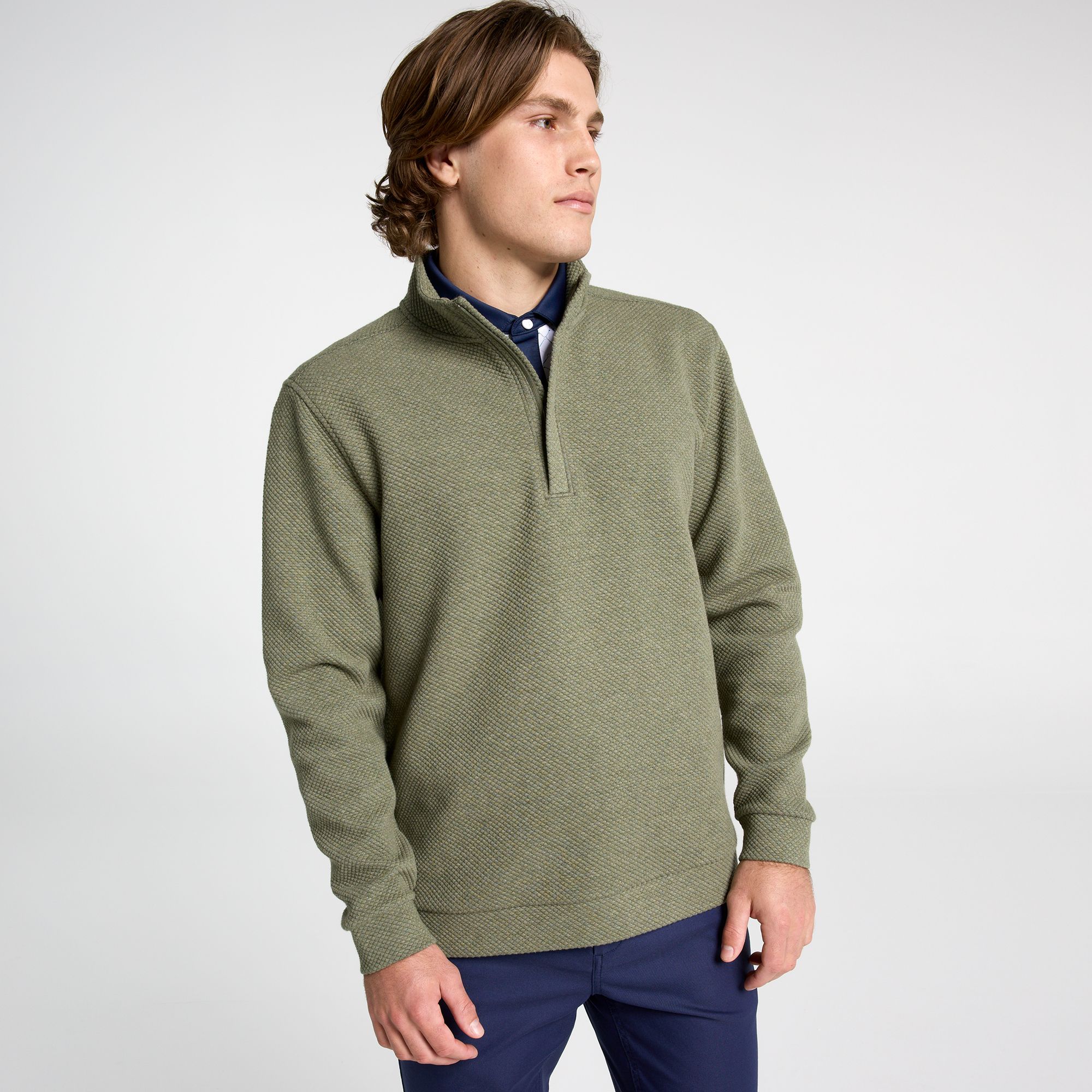 Walter Hagen Men's Clubhouse Textured 1/4 Zip Golf Pullover | Golf