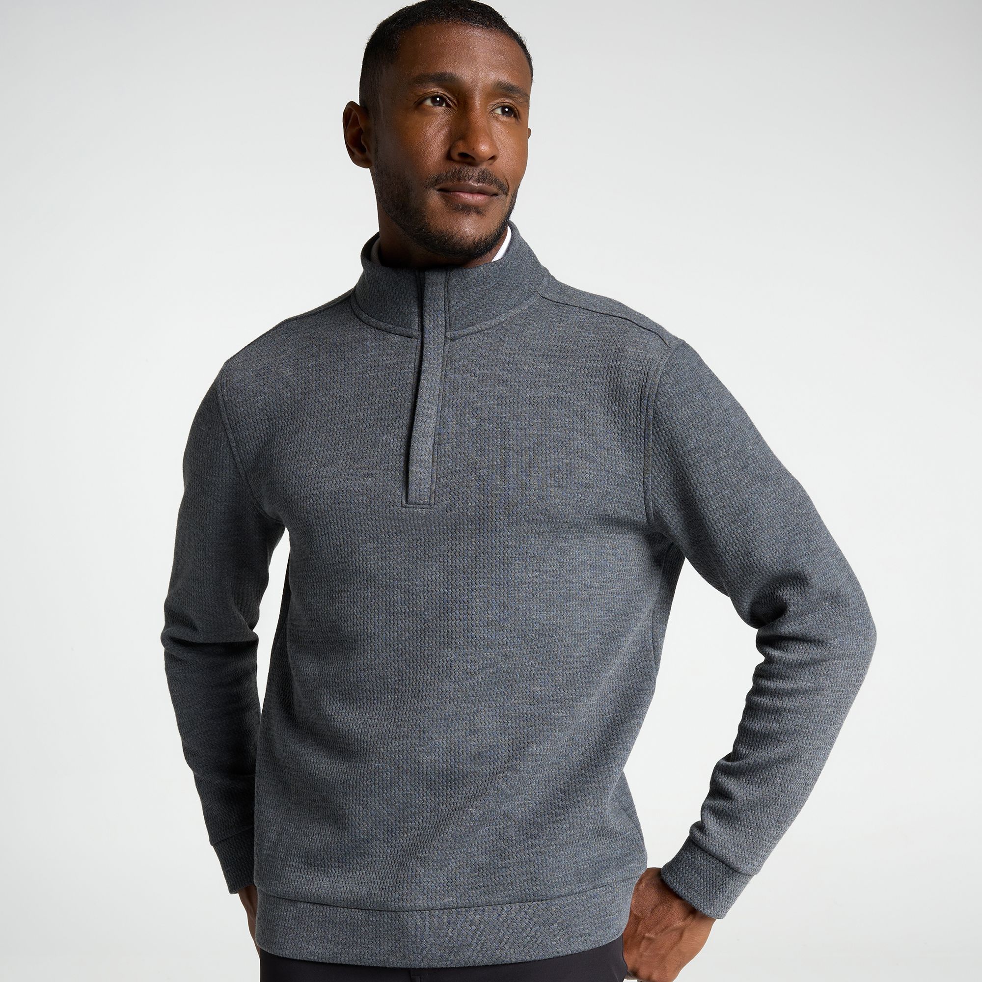 Walter Hagen Men's Clubhouse Textured 1/4 Zip Golf Pullover | Golf