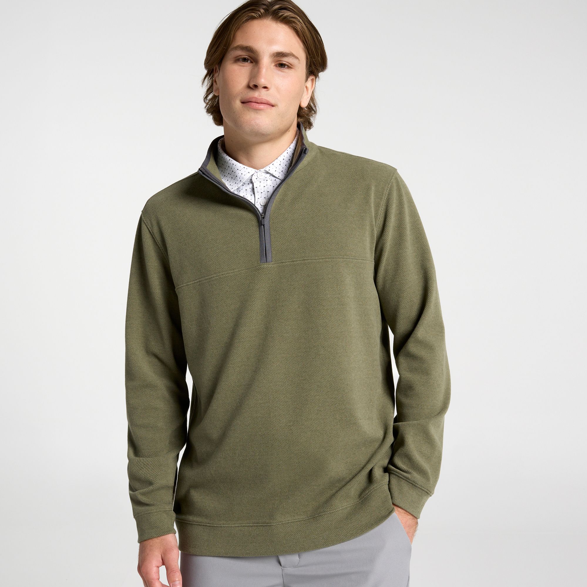 Walter Hagen Men's Performance 11 Twill 1/4 Zip Golf Pullover