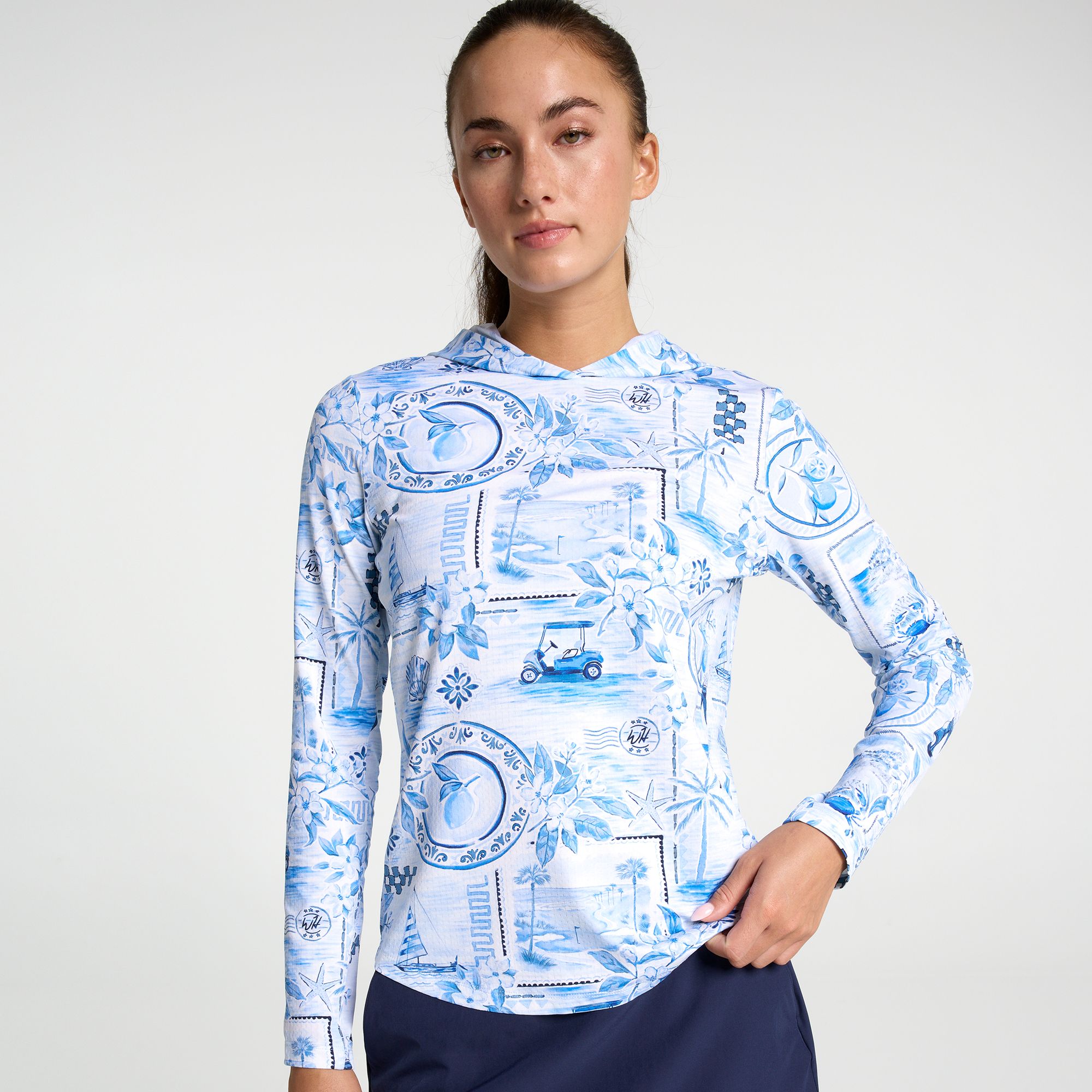 Walter Hagen Women's Performance 11 UV Suncover Golf Hoodie | Golf
