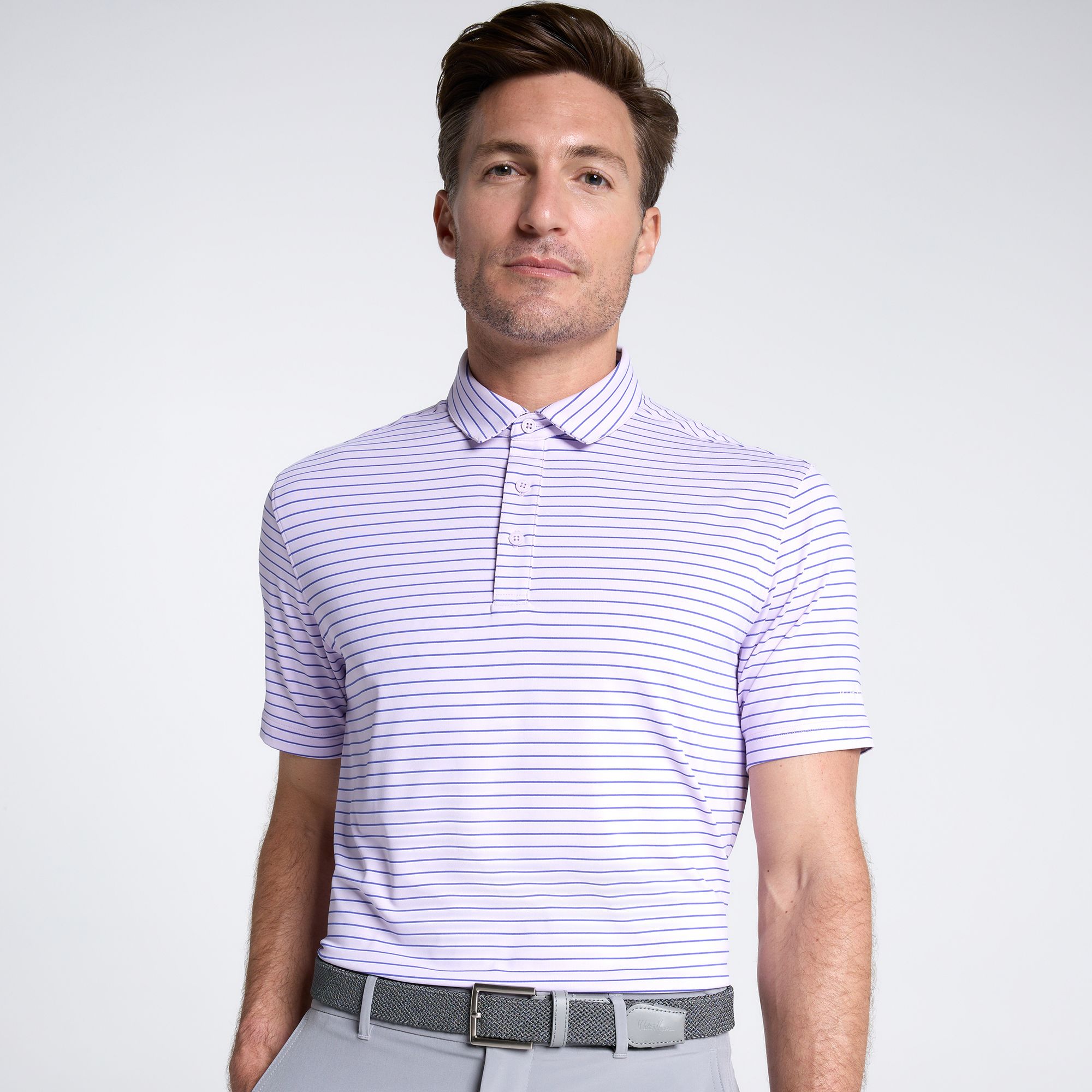 Walter Hagen Men's Performance 11 Classic Tri-Stripe Golf Polo