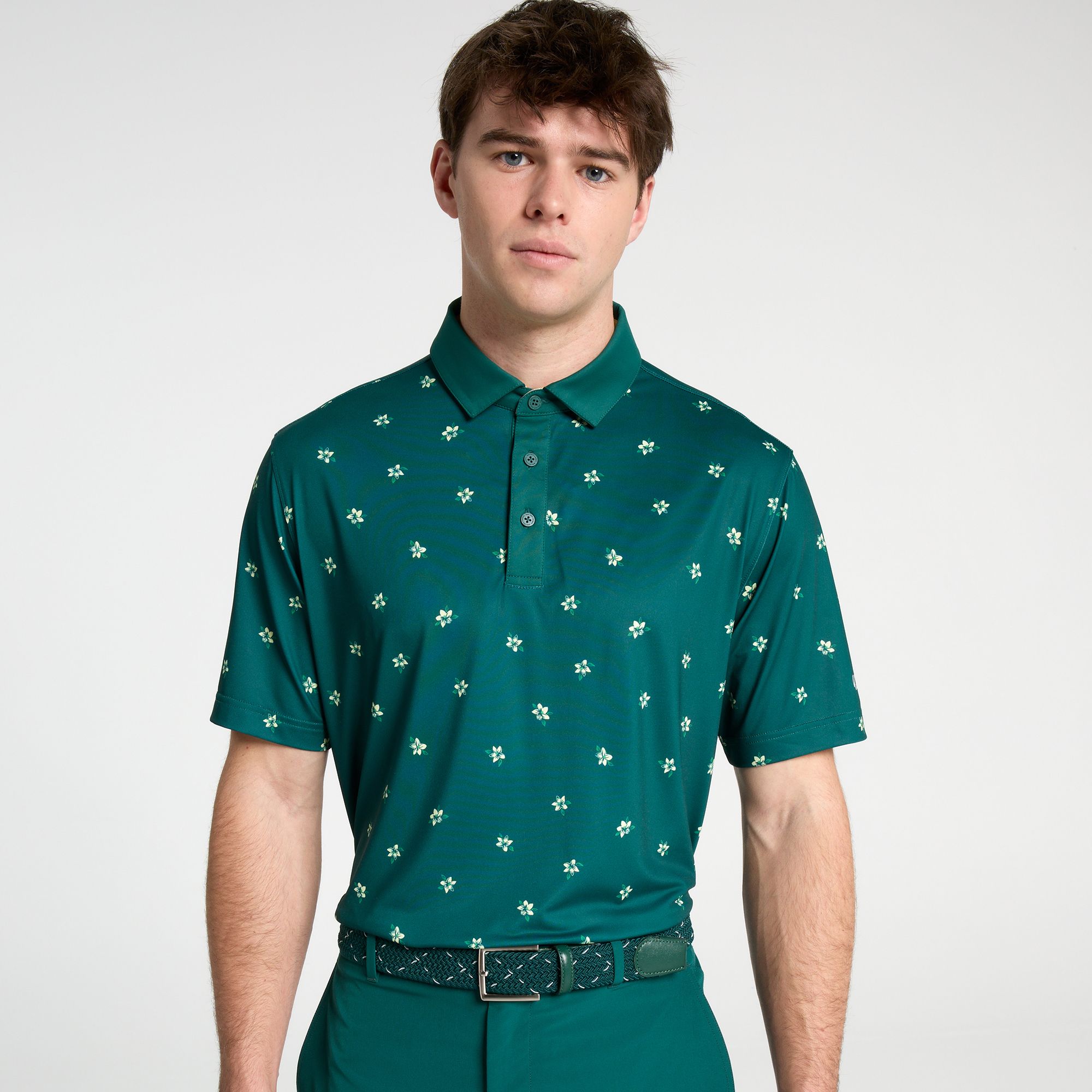 Walter Hagen Men's Performance 11 Bloom Printed Golf Polo | Golf