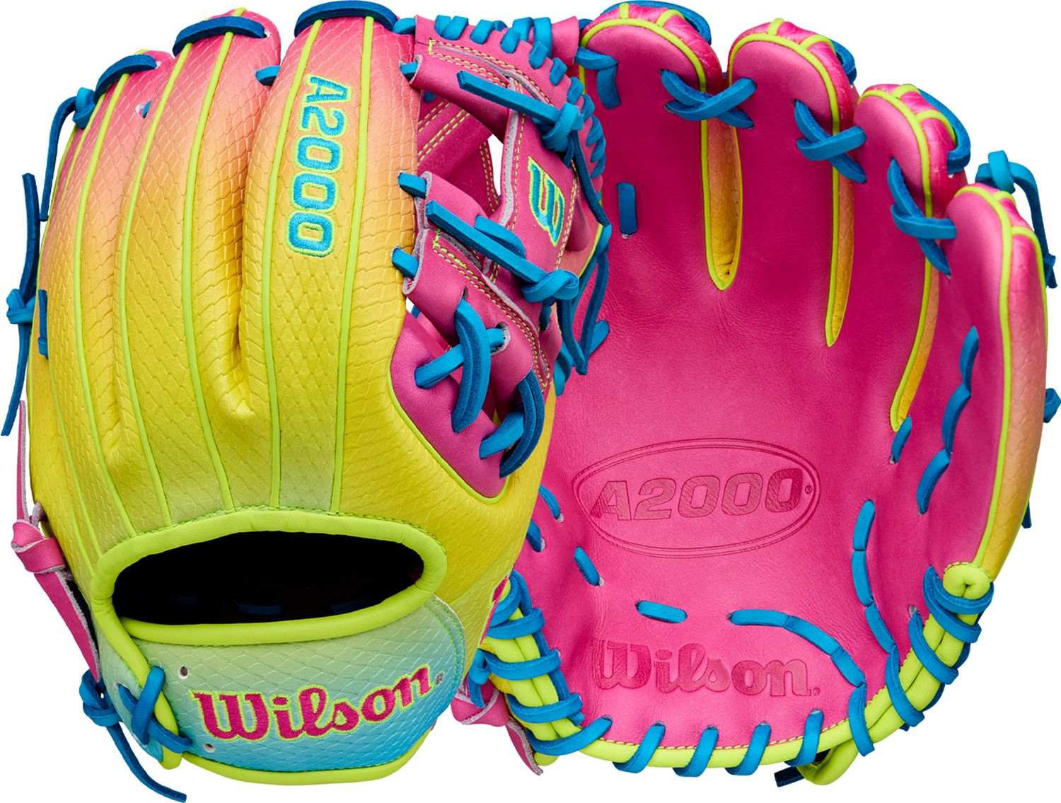 Wilson 11.5'' 1786 A2000 Pink Lemonade SuperSkin Series Glove