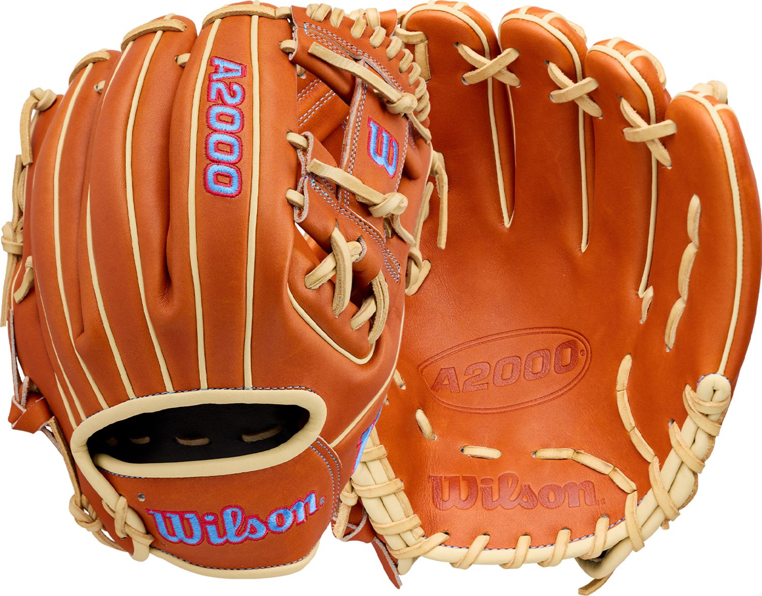 1787 硬式内野手用グラブ A2000 Wilson キャメル×ネイビーSS
