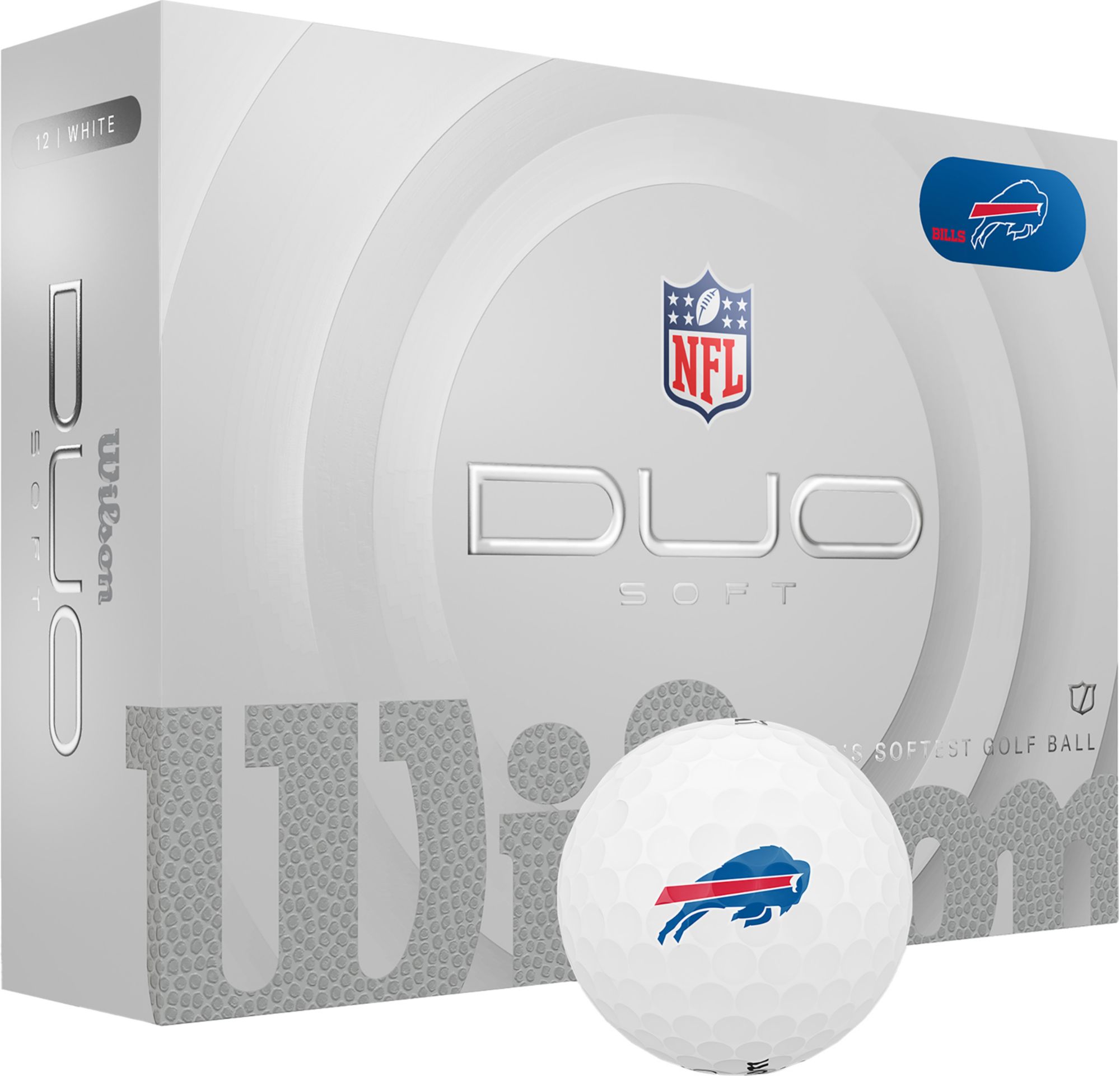 Wilson 2025 Duo Soft Buffalo Bills Golf Balls | Dick's Sporting Goods