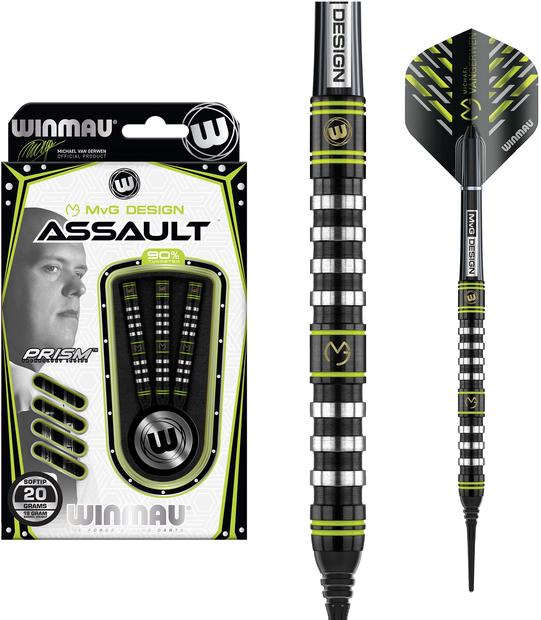 Winmau MVG バンテージ ハード22g ソフト20g 25WINUINDOMVGSSLTSCMB_is