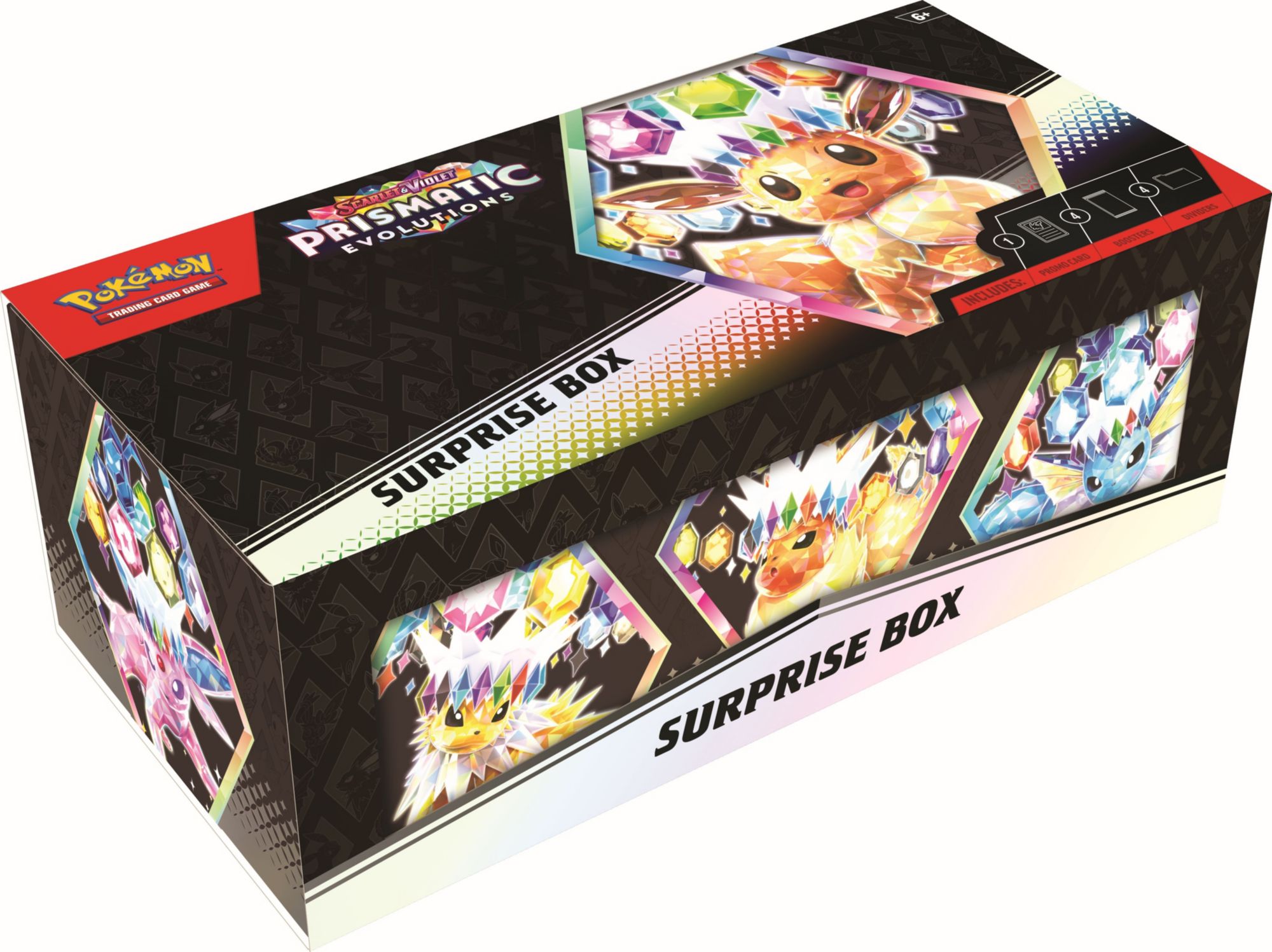 PRISM コレクションボックス 102冊セット Pokémon TCG Prismatic Evolutions Surprise Box | Dick's Sporting Goods