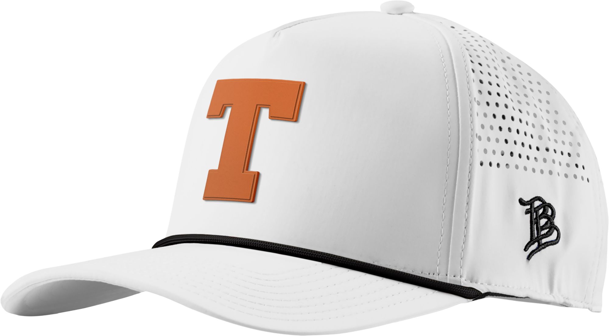Branded Bills Adult Texas Longhorns White Rope Adjustable Snapback