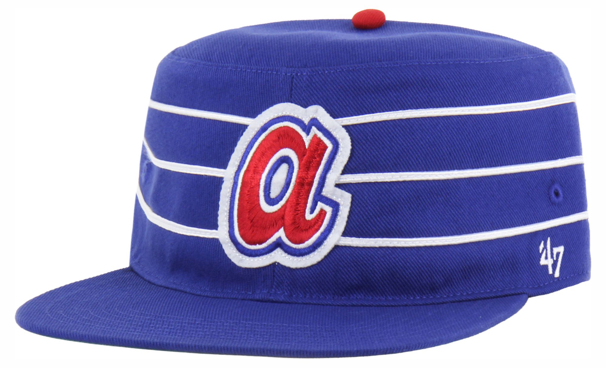 47 Adult Atlanta Braves Royal Golden Age Pillbox Hat | Dick's