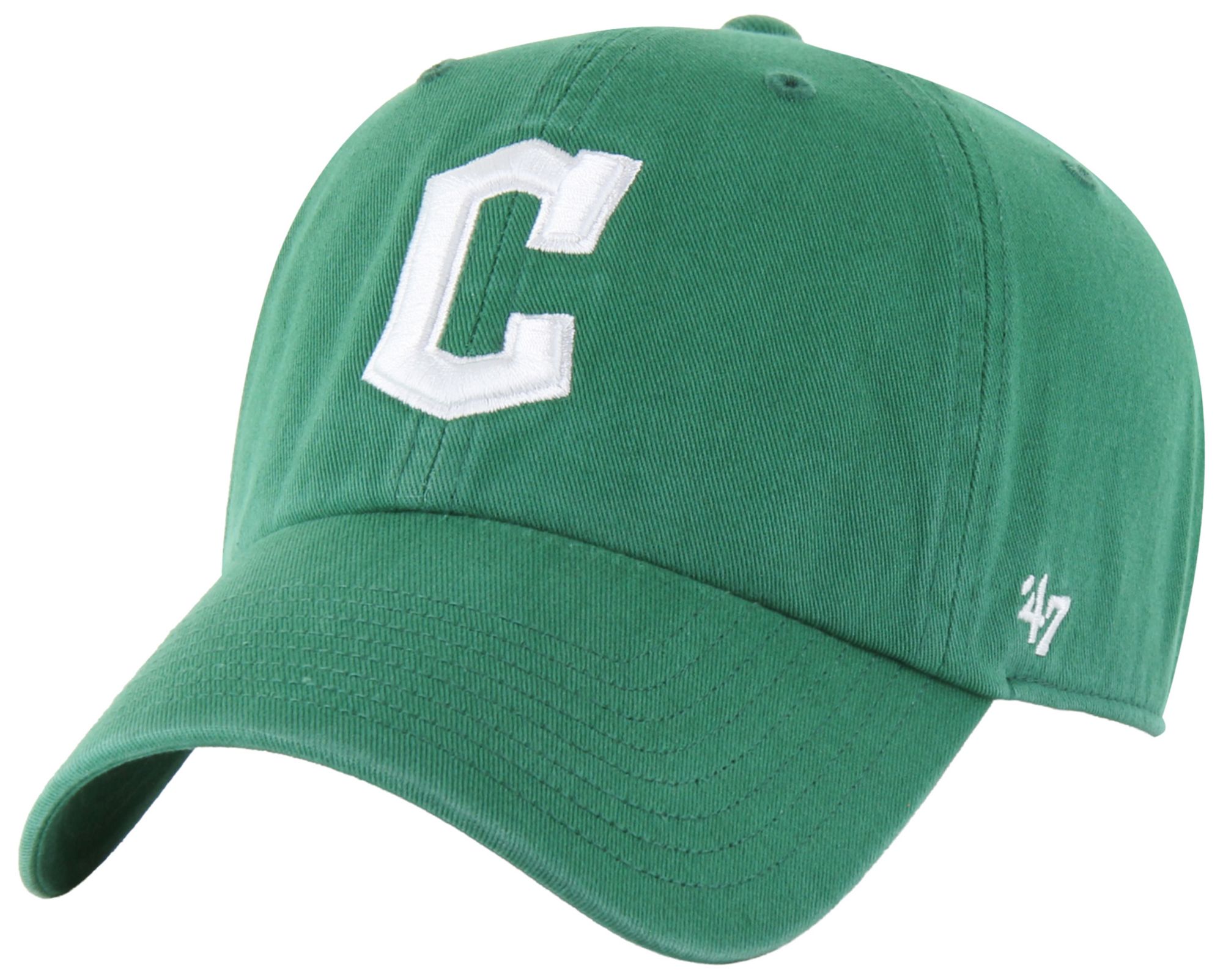 47 Adult Cleveland Guardians Green Clean Up Adjustable Hat