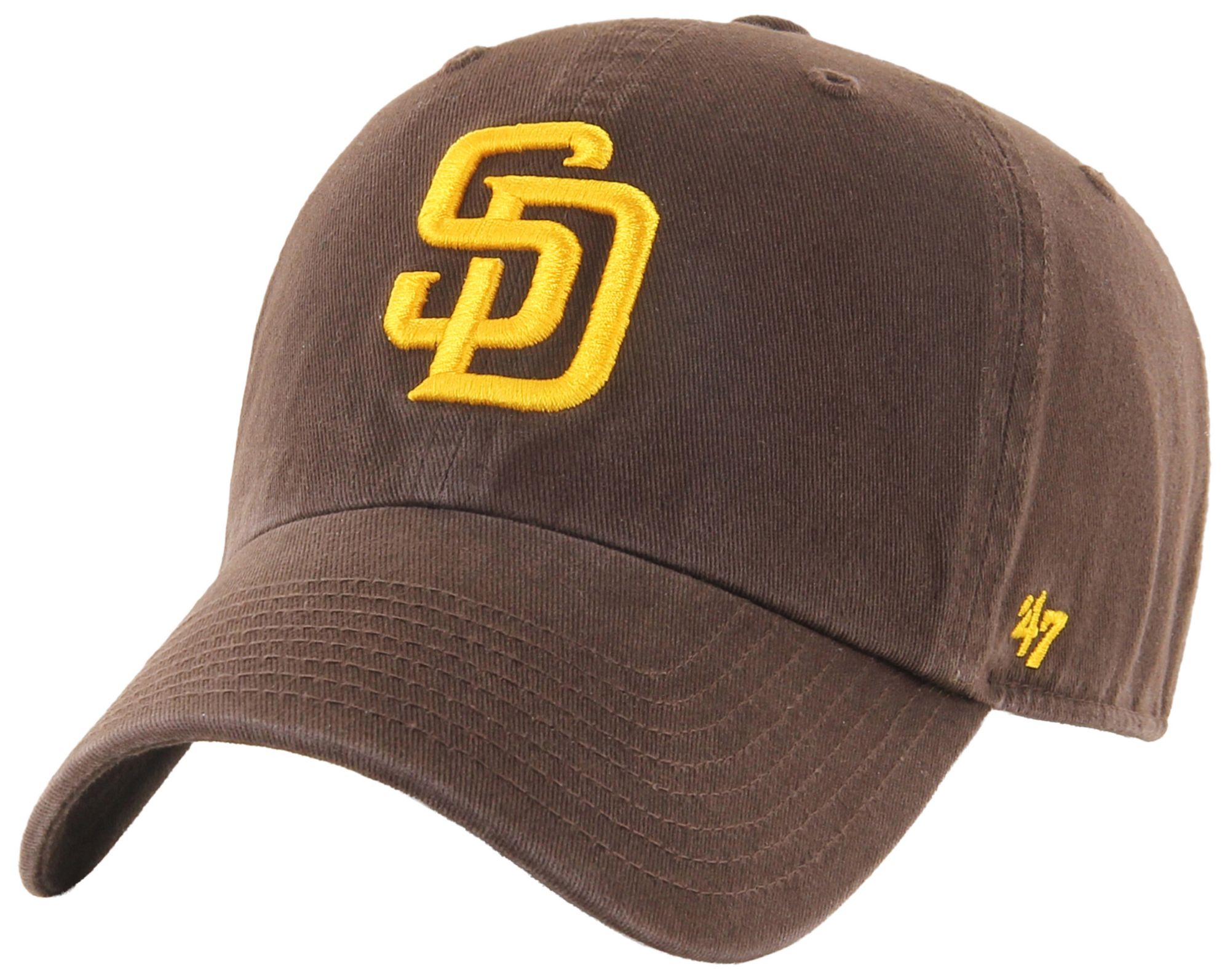 47 Toddler San Diego Padres Brown Core Clean Up Adjustable Hat