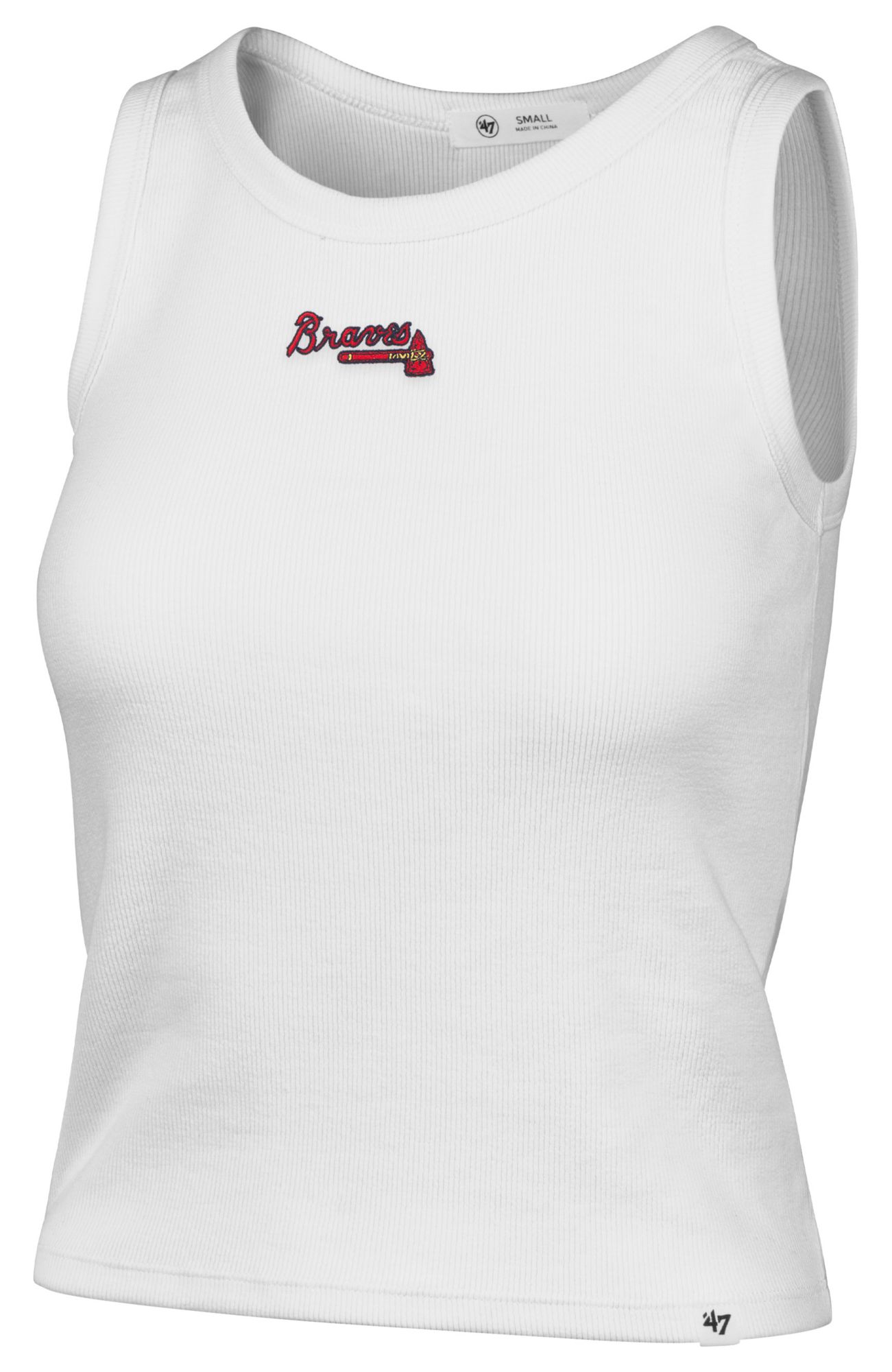 47 Women's Atlanta Braves White Wordmark Tank Top | Dick's
