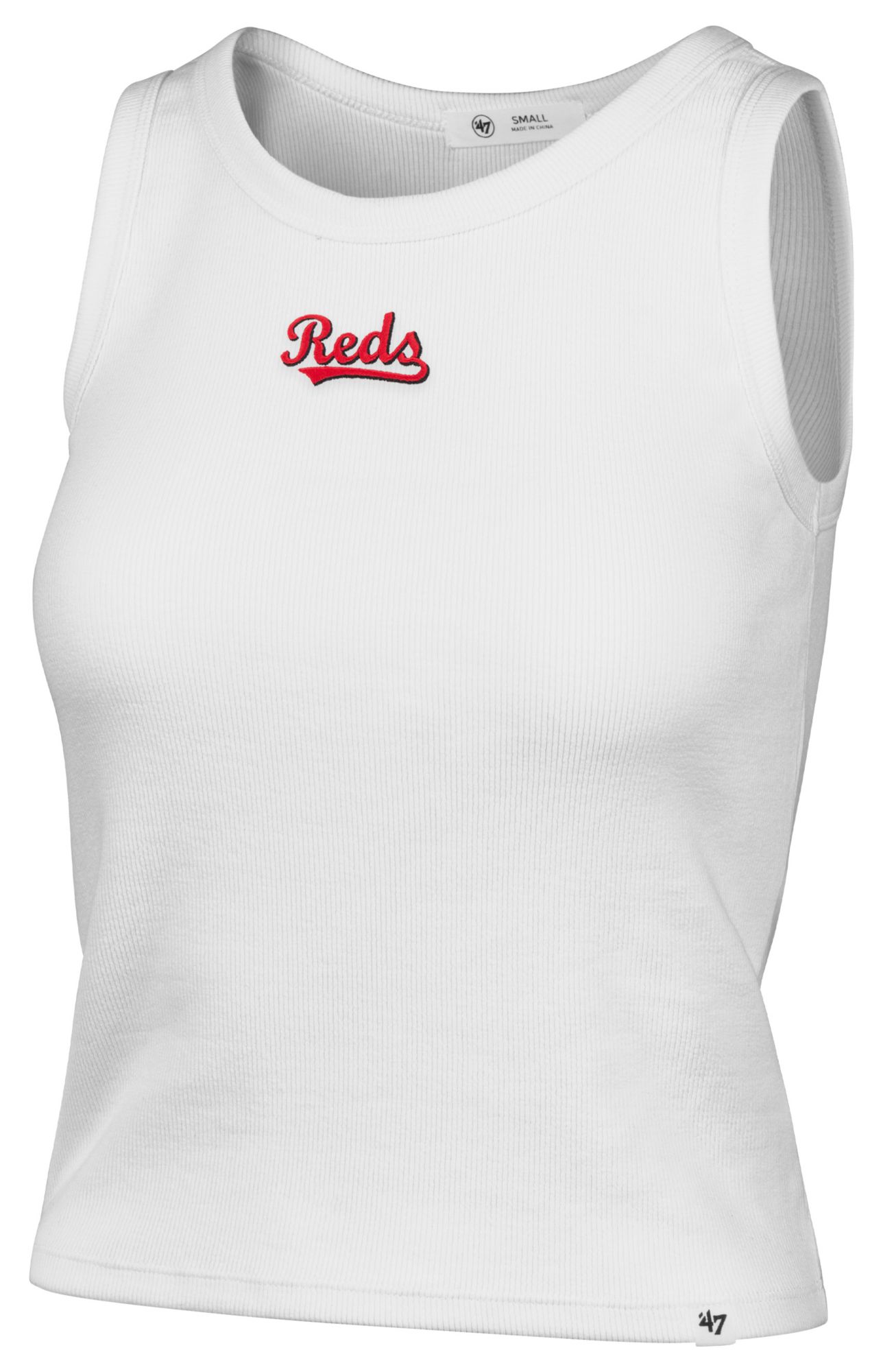 47 Women's Cincinnati Reds White Wordmark Tank Top | Dick's