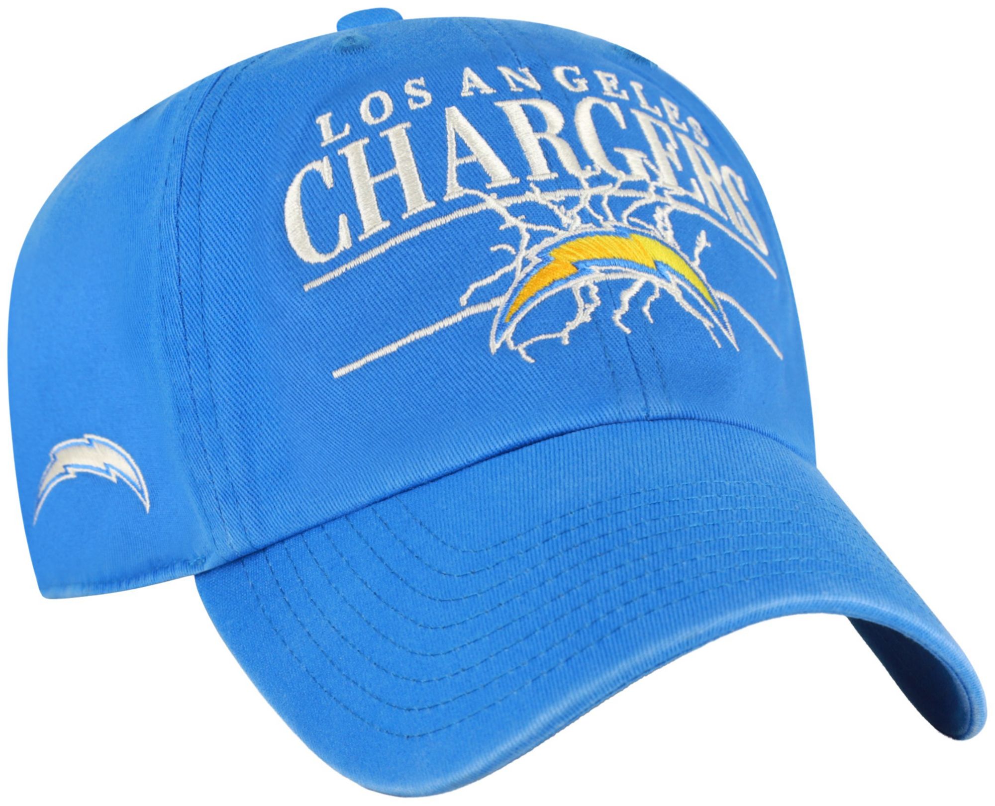 47 Adult Los Angeles Chargers Blue KO Clean Up Adjustable Hat