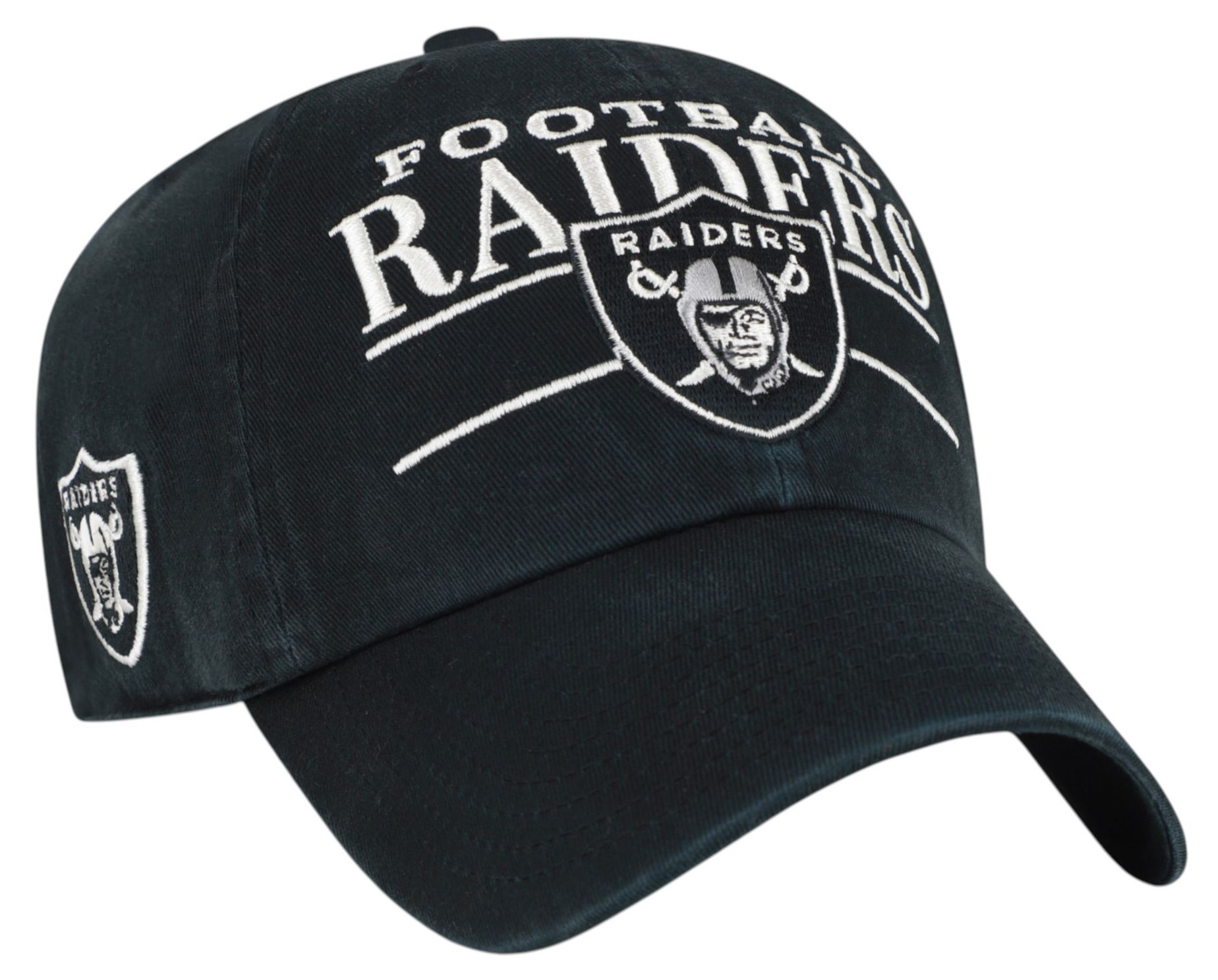 新品　RAIDERS ブラック ソックス&キャップセット 47 Adult Las Vegas Raiders Black KO Clean Up Adjustable Hat