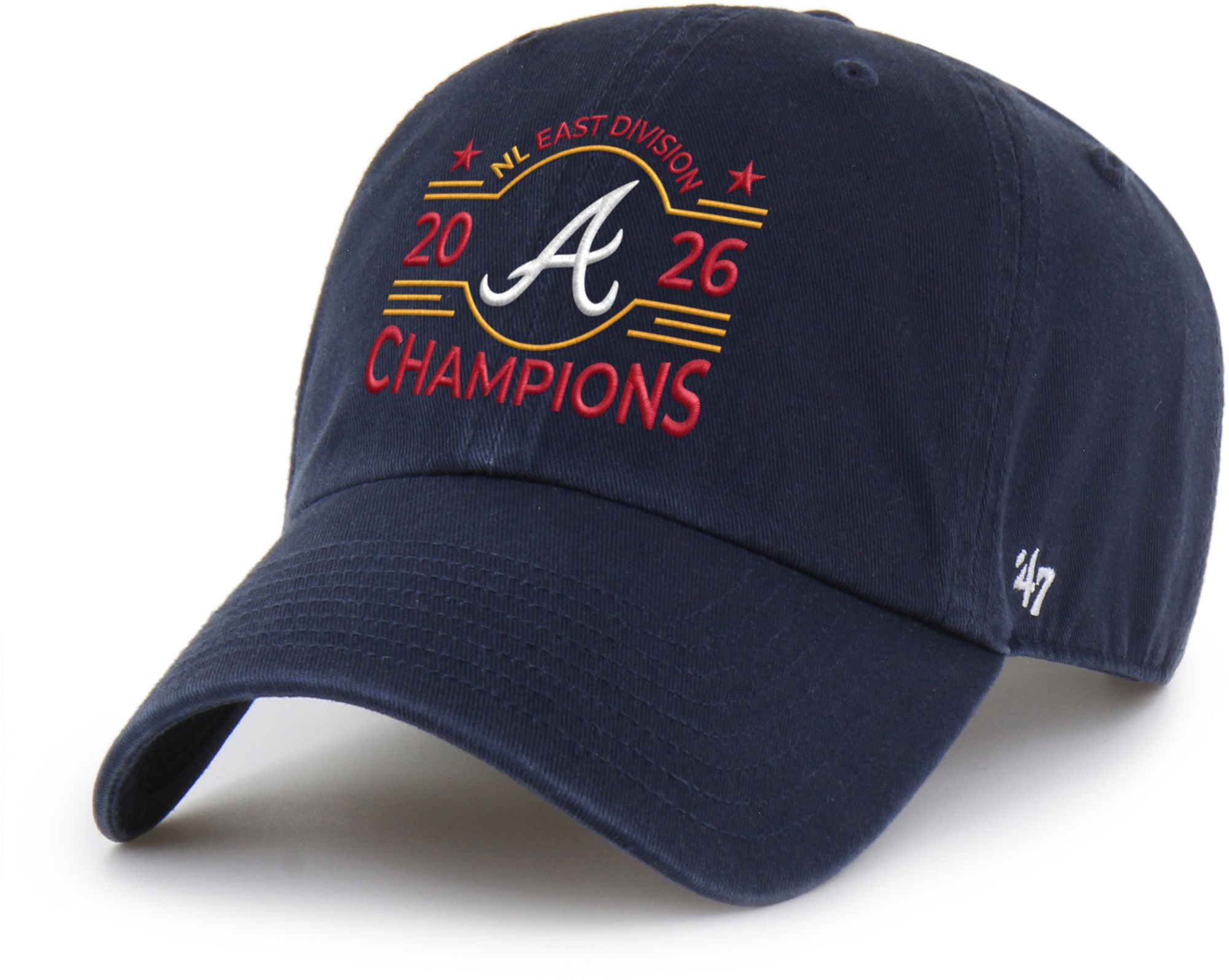 47 Adult Atlanta Braves Division Champs 2026 Clean Up Adjustable