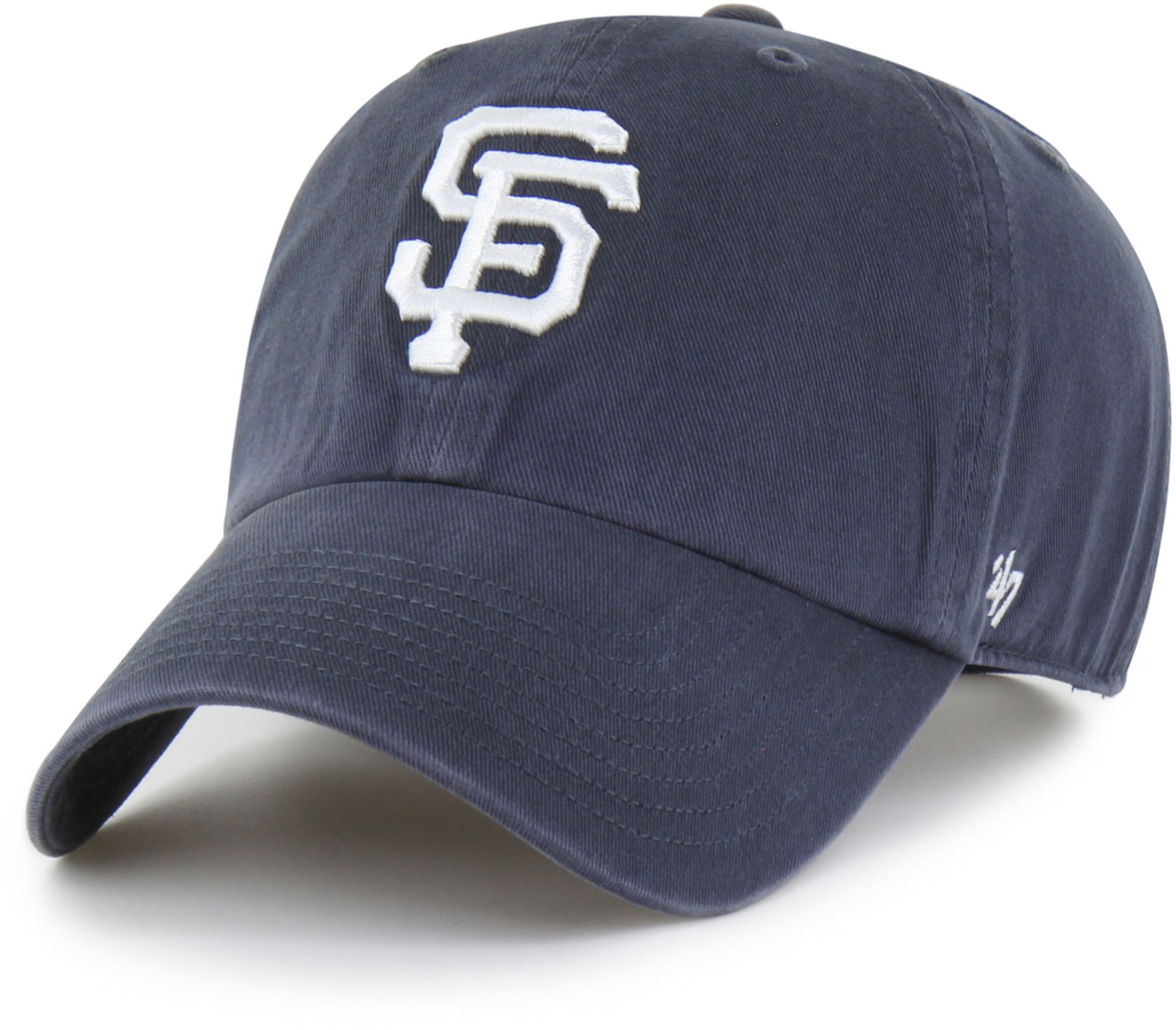 サイン入りキャップ GIANT FAN CLUB(キッズ、レディース) 47 Adult San Francisco Giants Navy Clean Up Adjustable Hat