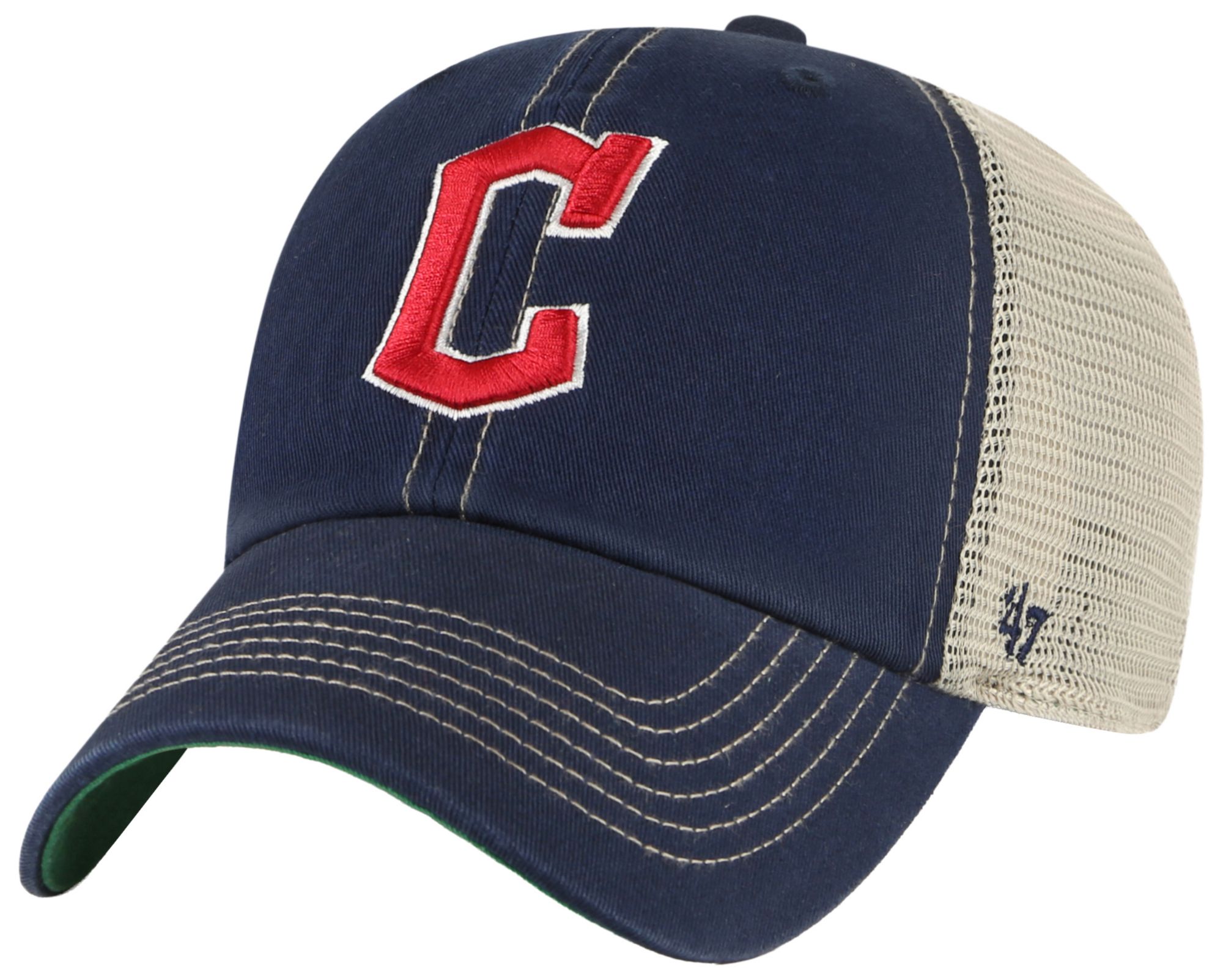 47 Adult Cleveland Guardians Navy Trawler Clean Up Adjustable Hat