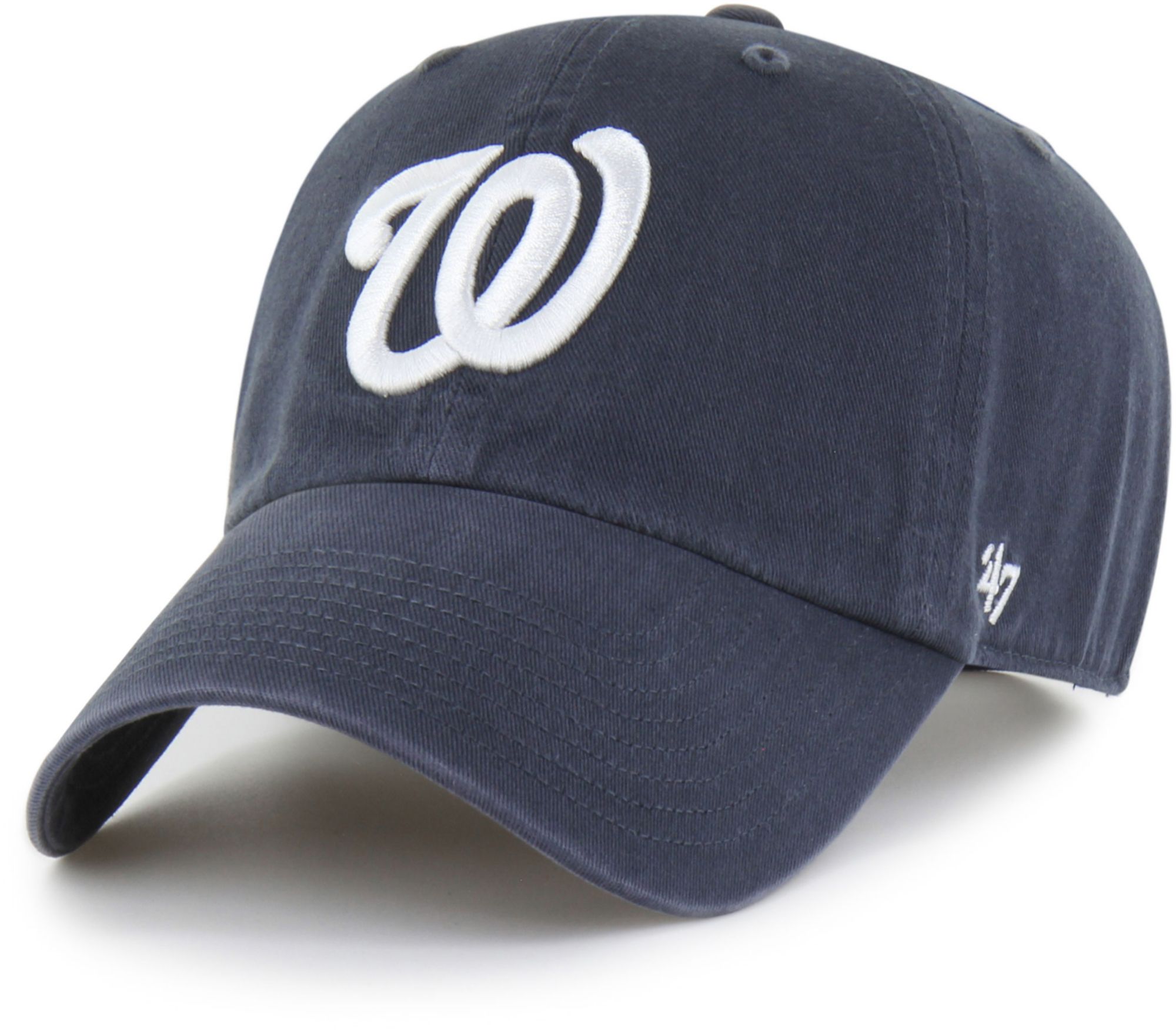 47 Adult Washington Nationals Navy Clean Up Adjustable Hat  display picture 1