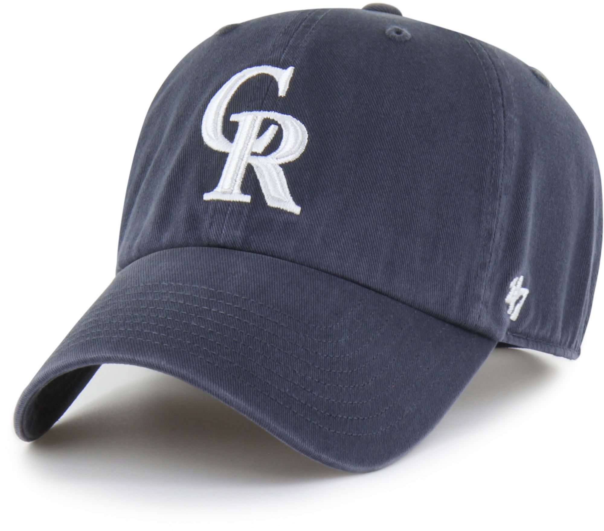 47 Adult Colorado Rockies Navy Clean Up Adjustable Hat 