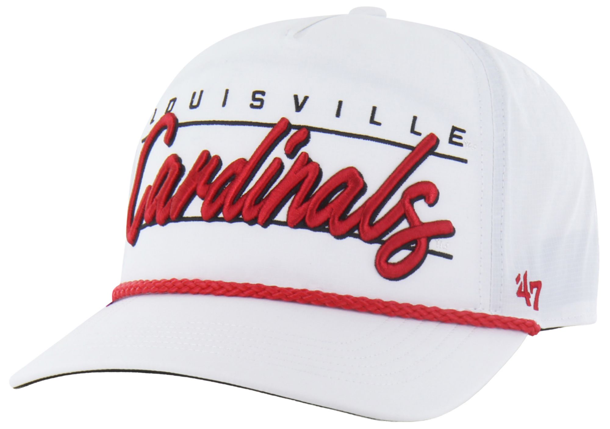 47 Adult Louisville Cardinals White Brrr Condor Hitch Adjustable
